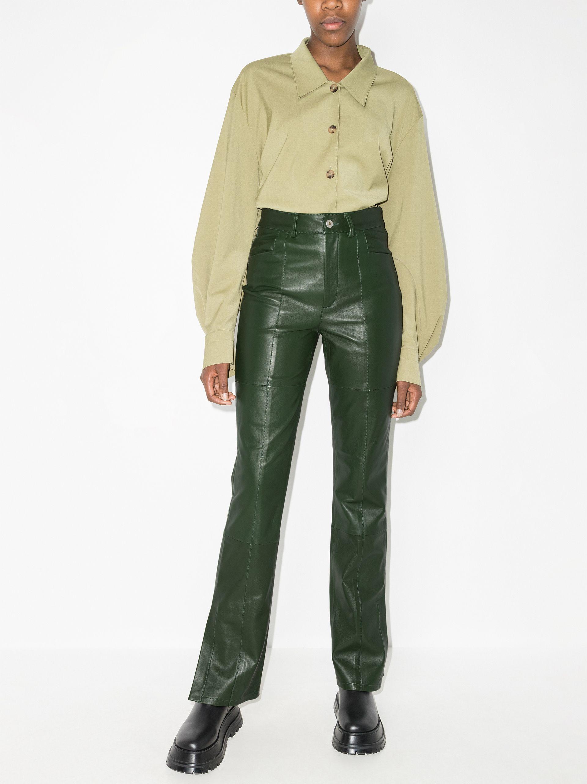 Wandler Aster High Waist Leather 