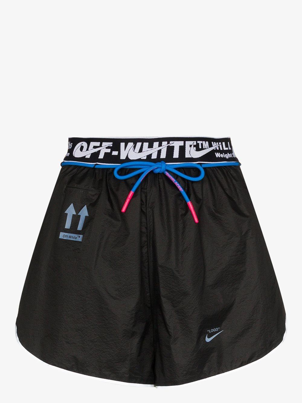 off white nike running shorts