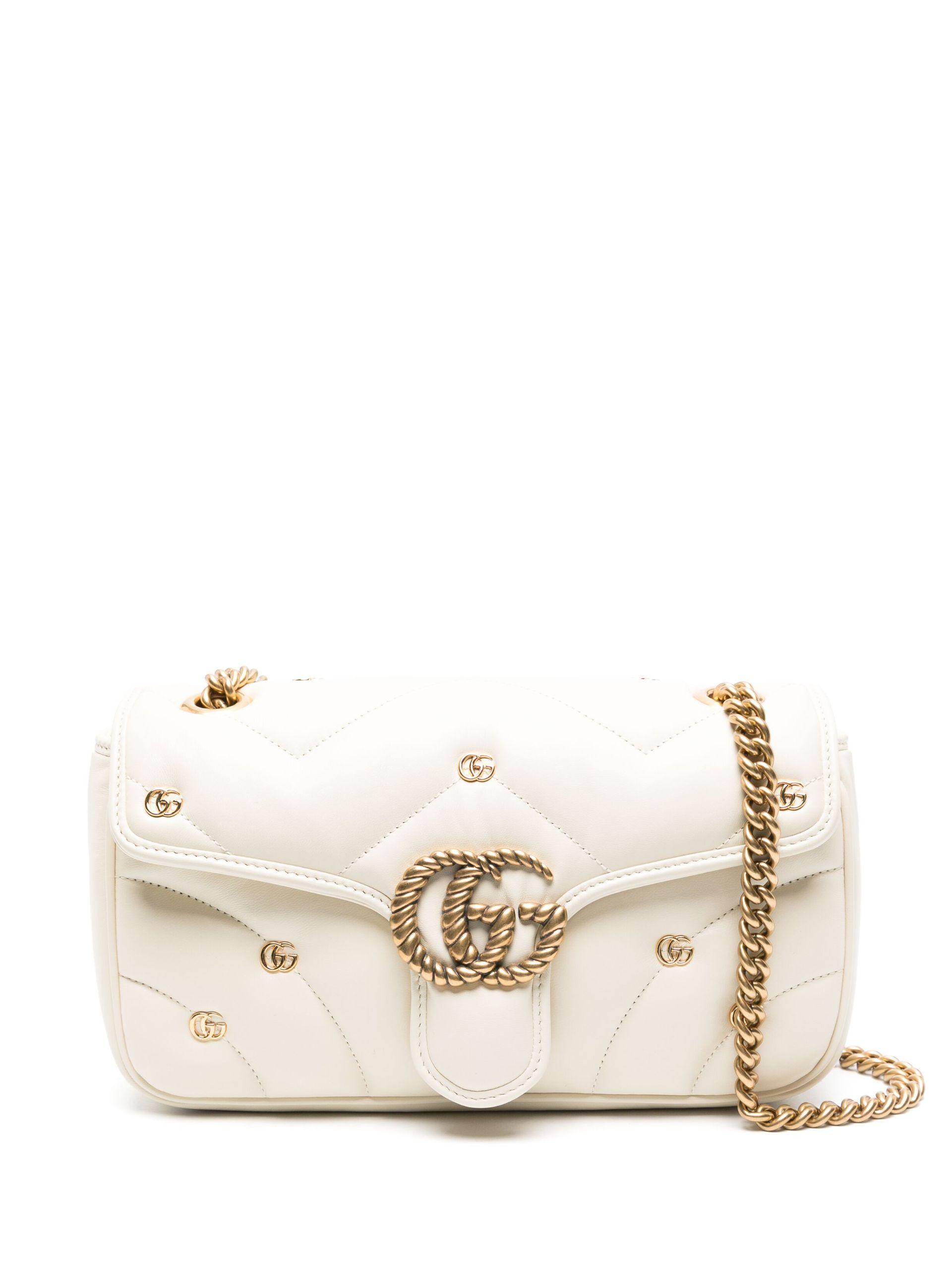 Gucci white deals gg bag