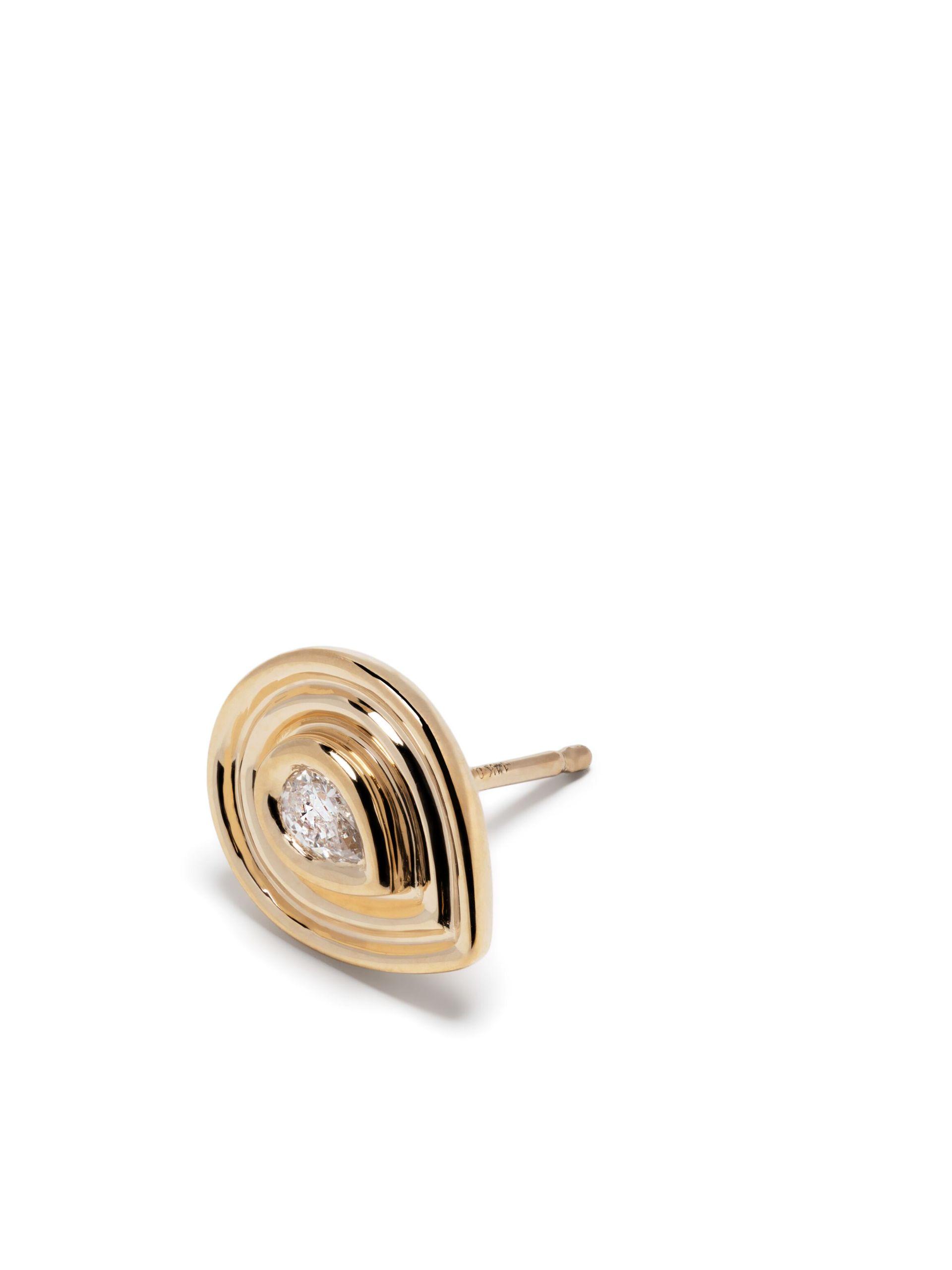 Poppy Finch 14kt Yellow Gold Pearl Spiral Earrings - Farfetch