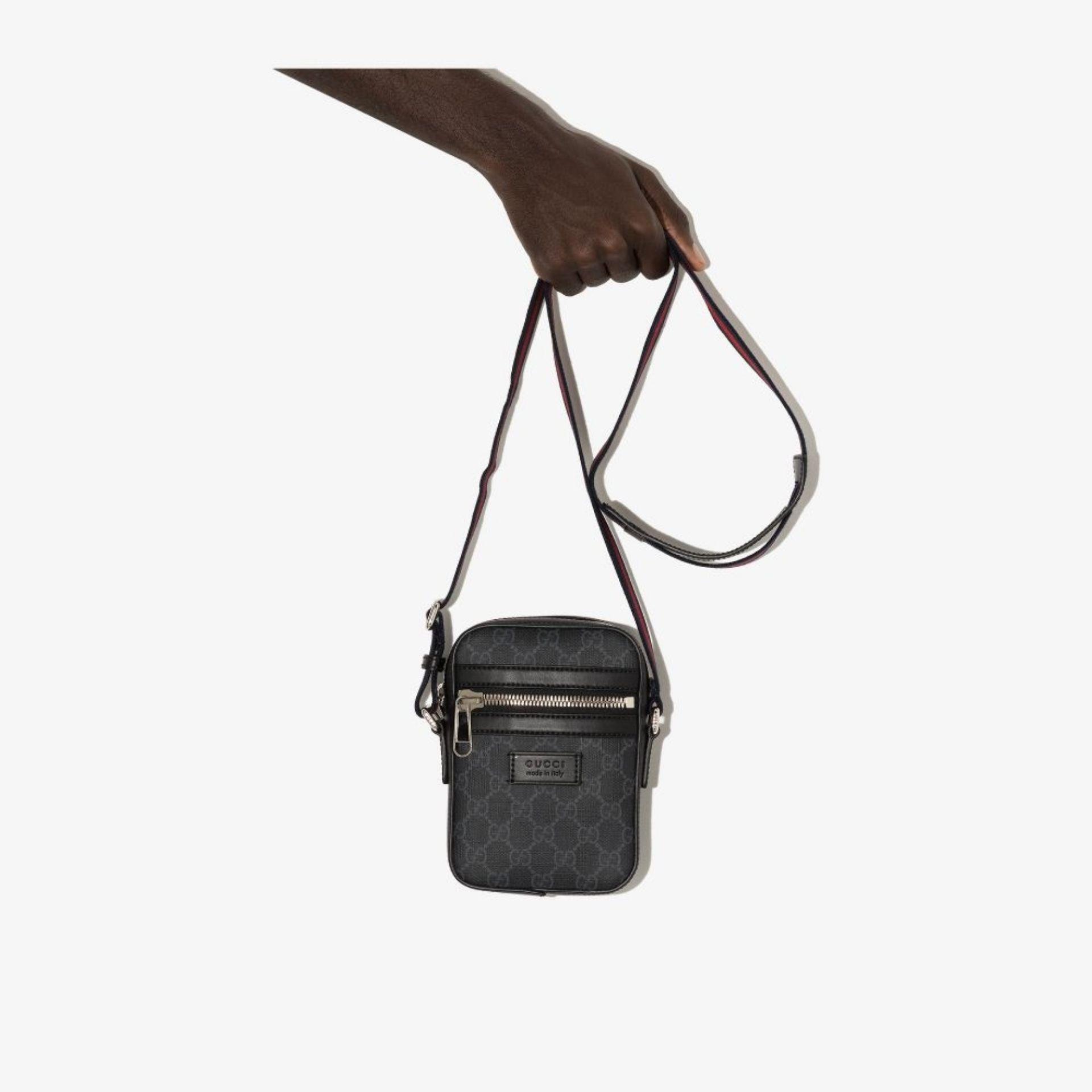 black supreme purse