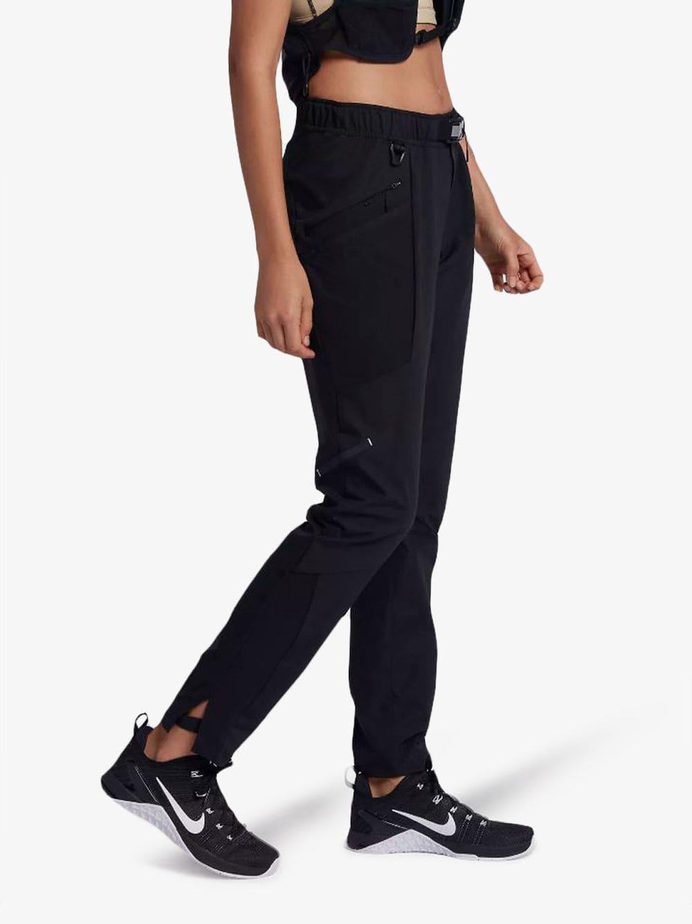 Nike Synthetic X Mmw Stretch Woven Trousers in Black | Lyst