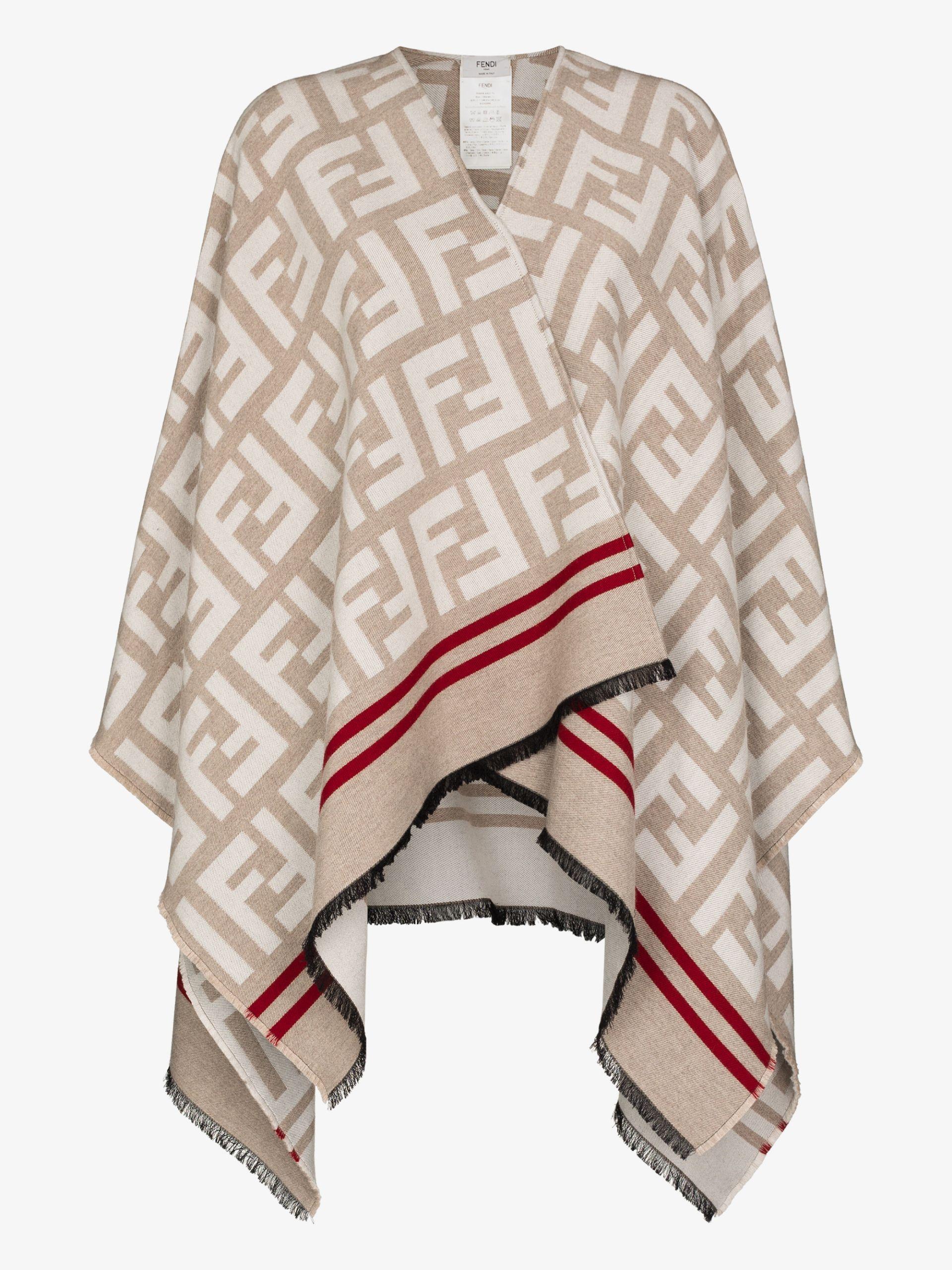 fendi logo cape