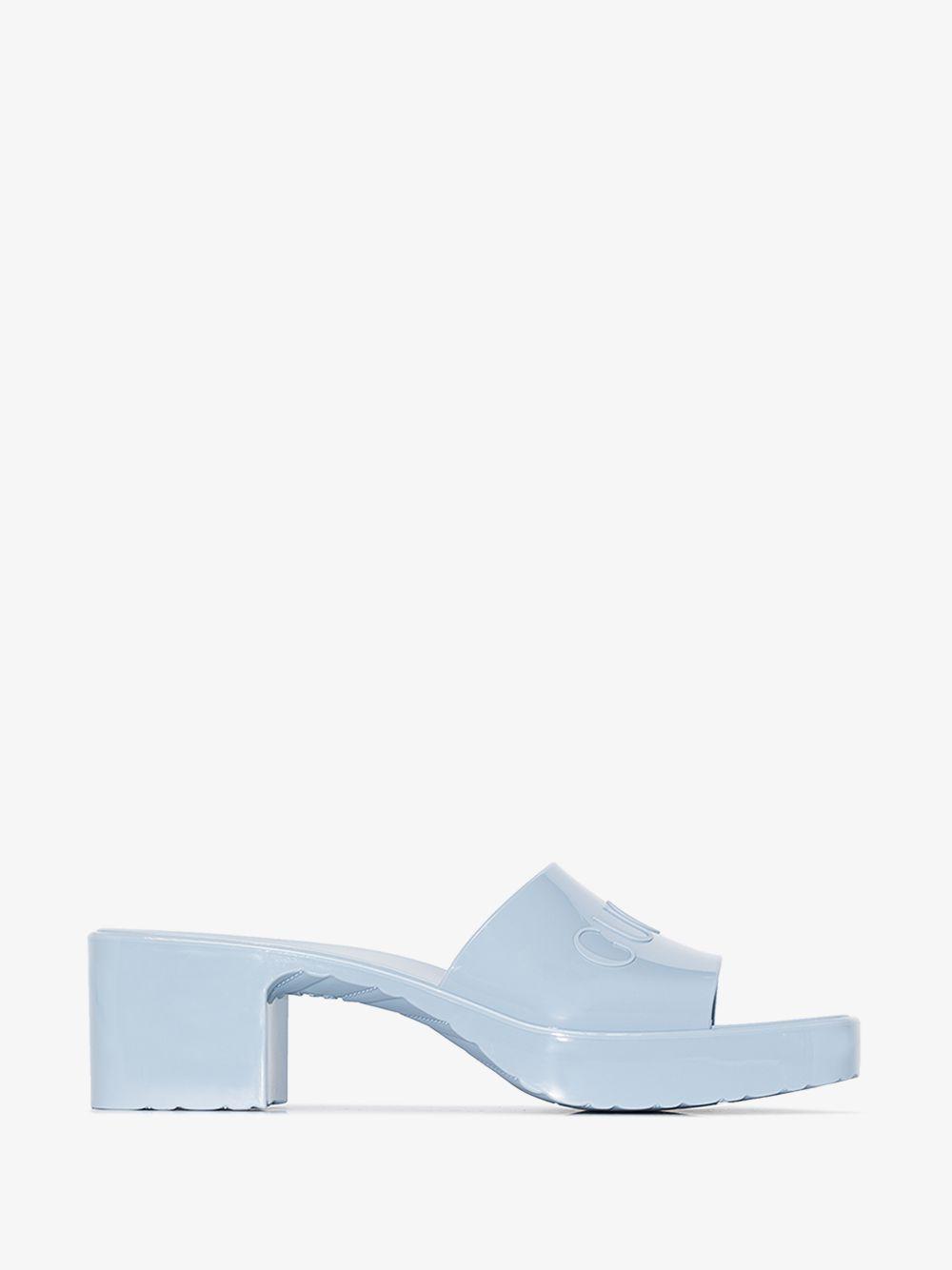 Blue gucci mules Clearance
