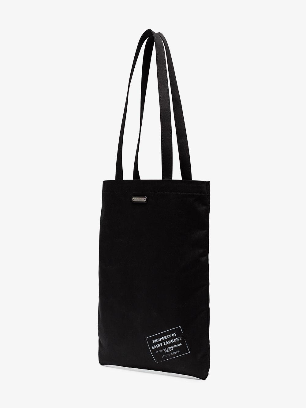 saint laurent canvas tote bag