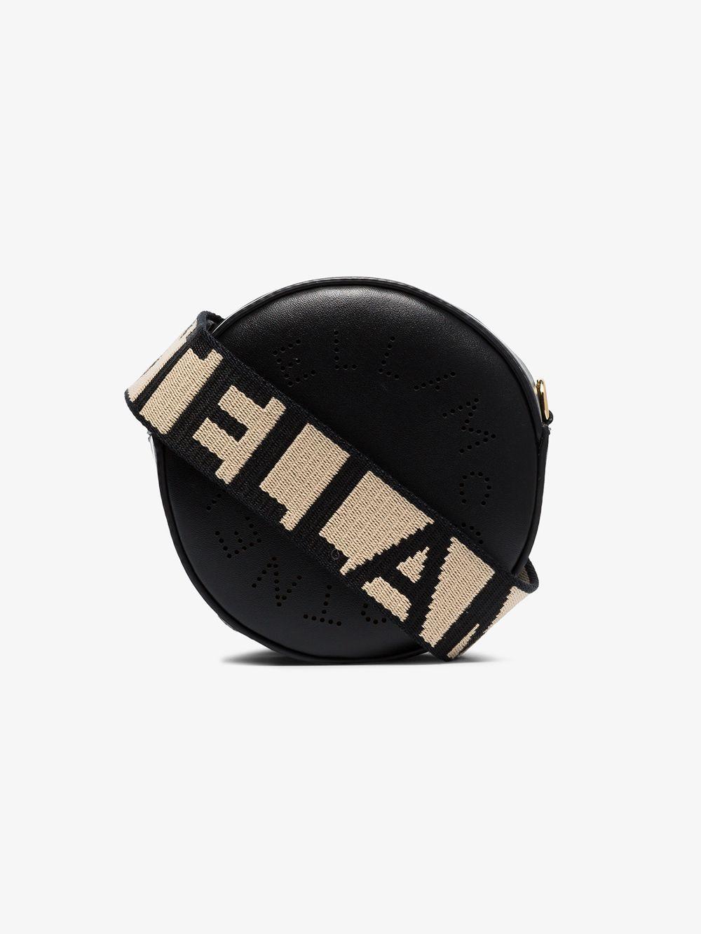 Stella McCartney Logo Circle Leather Crossbody Bag Taschen Umhängetaschen 