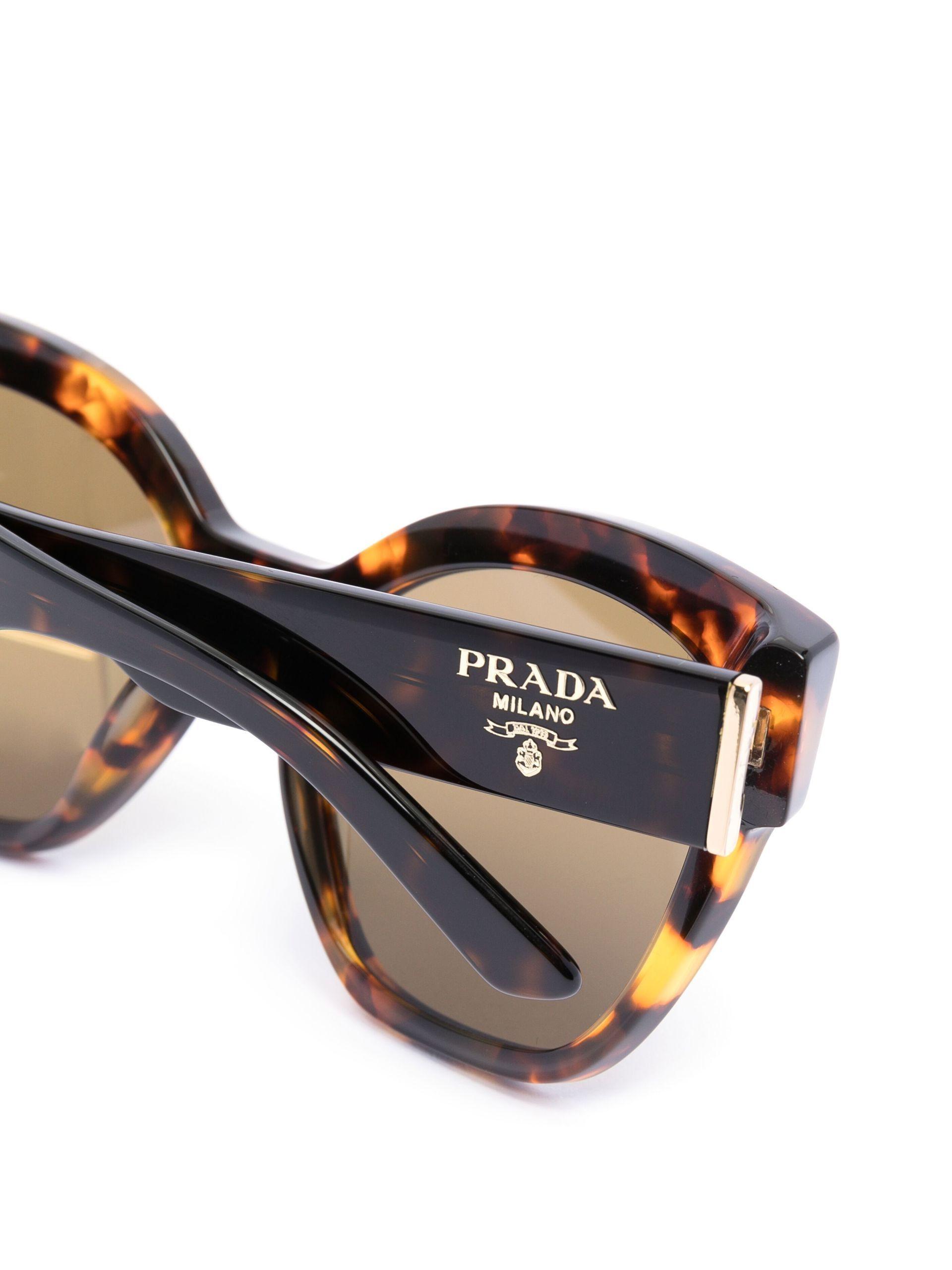 Prada tortoise cat eye sunglasses cheap