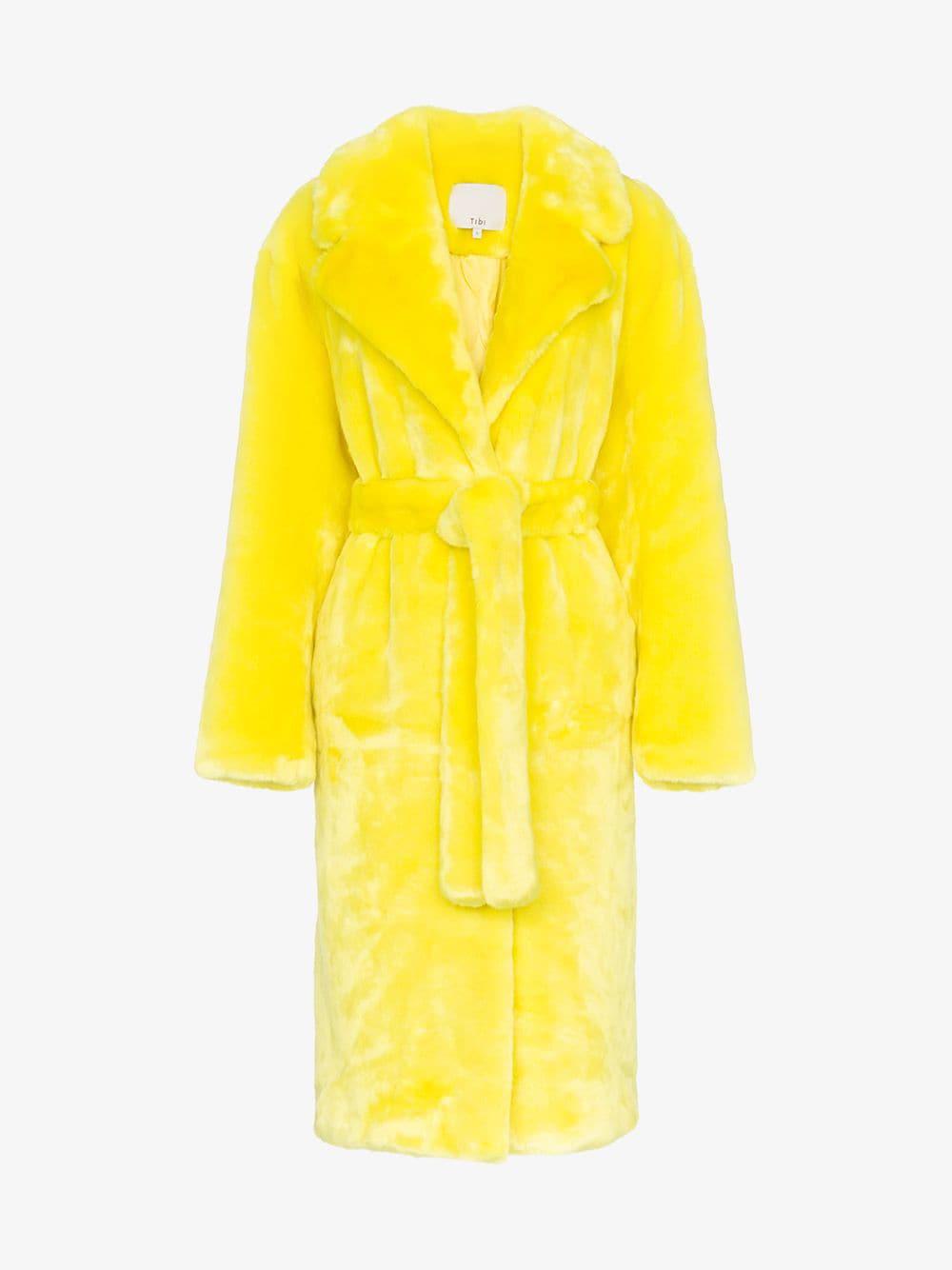 tibi yellow coat