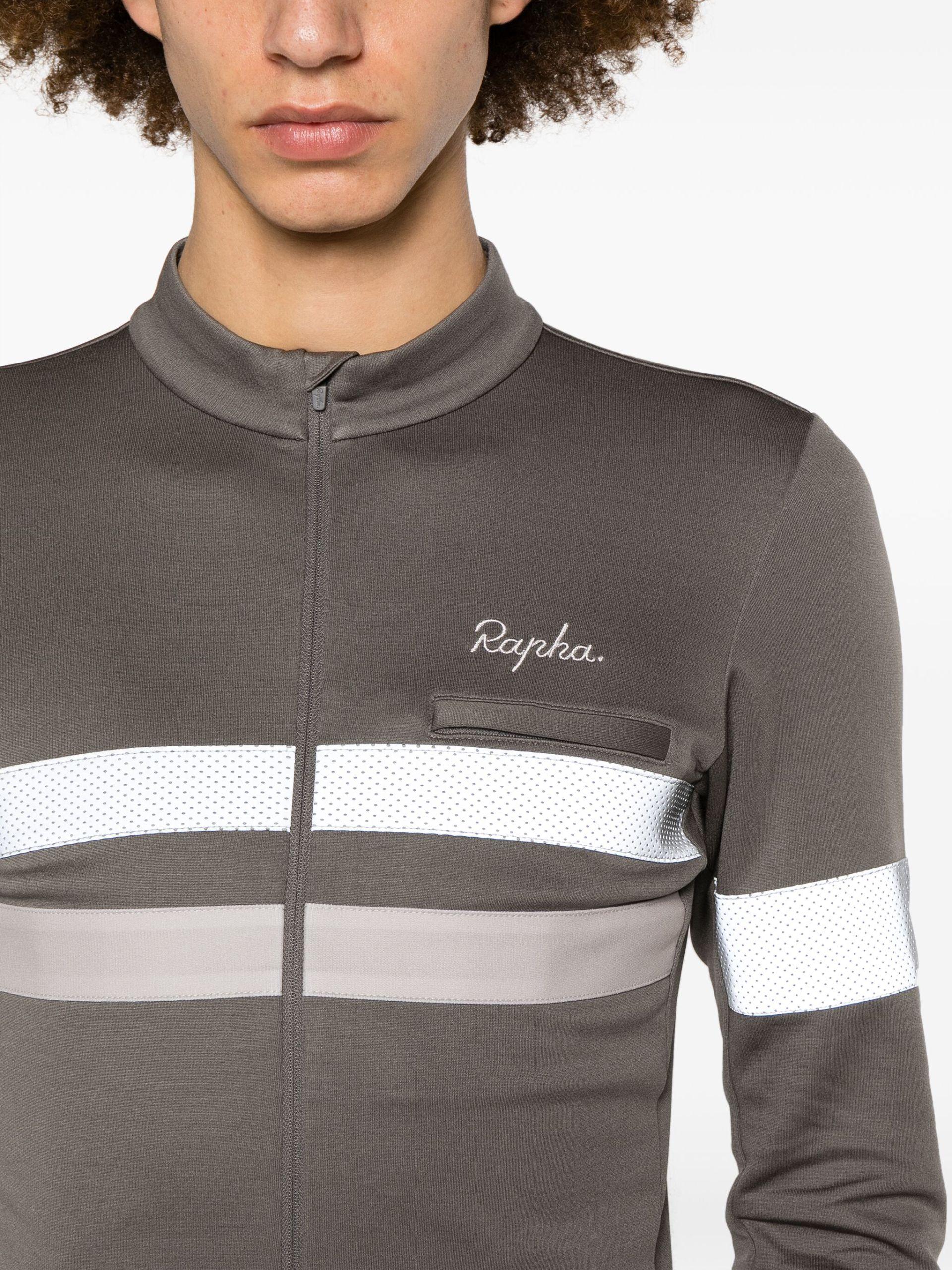 Rapha Brevet Long Sleeve Jersey in Gray for Men Lyst