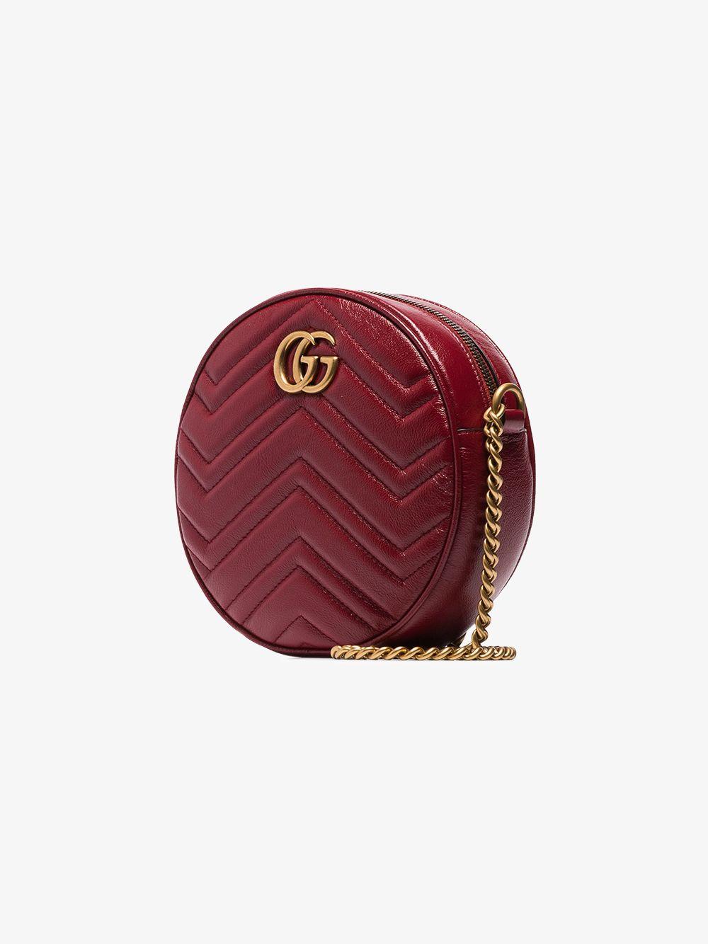 red round gucci bag