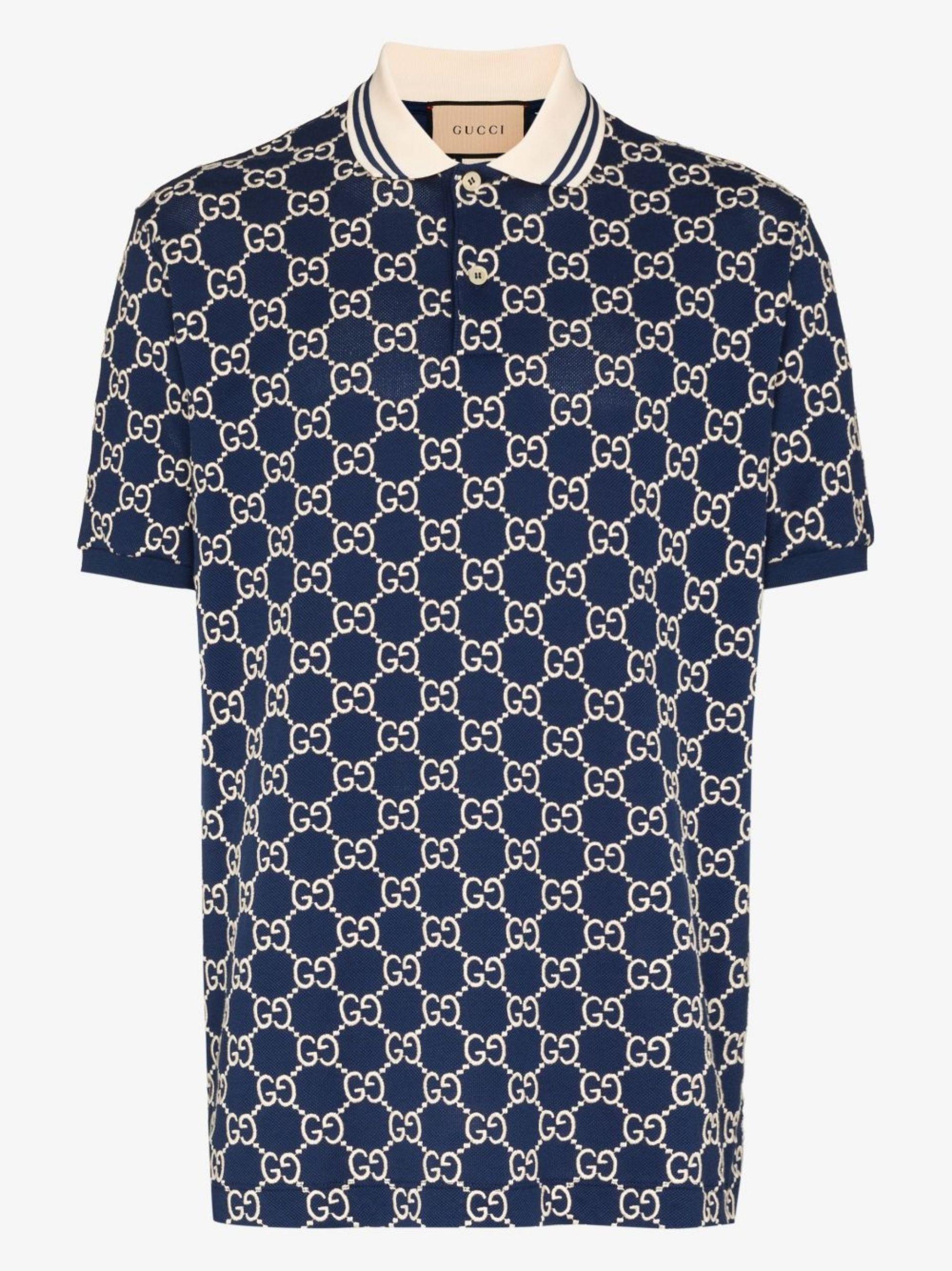 GG Supreme Embroidered Polo Shirt 