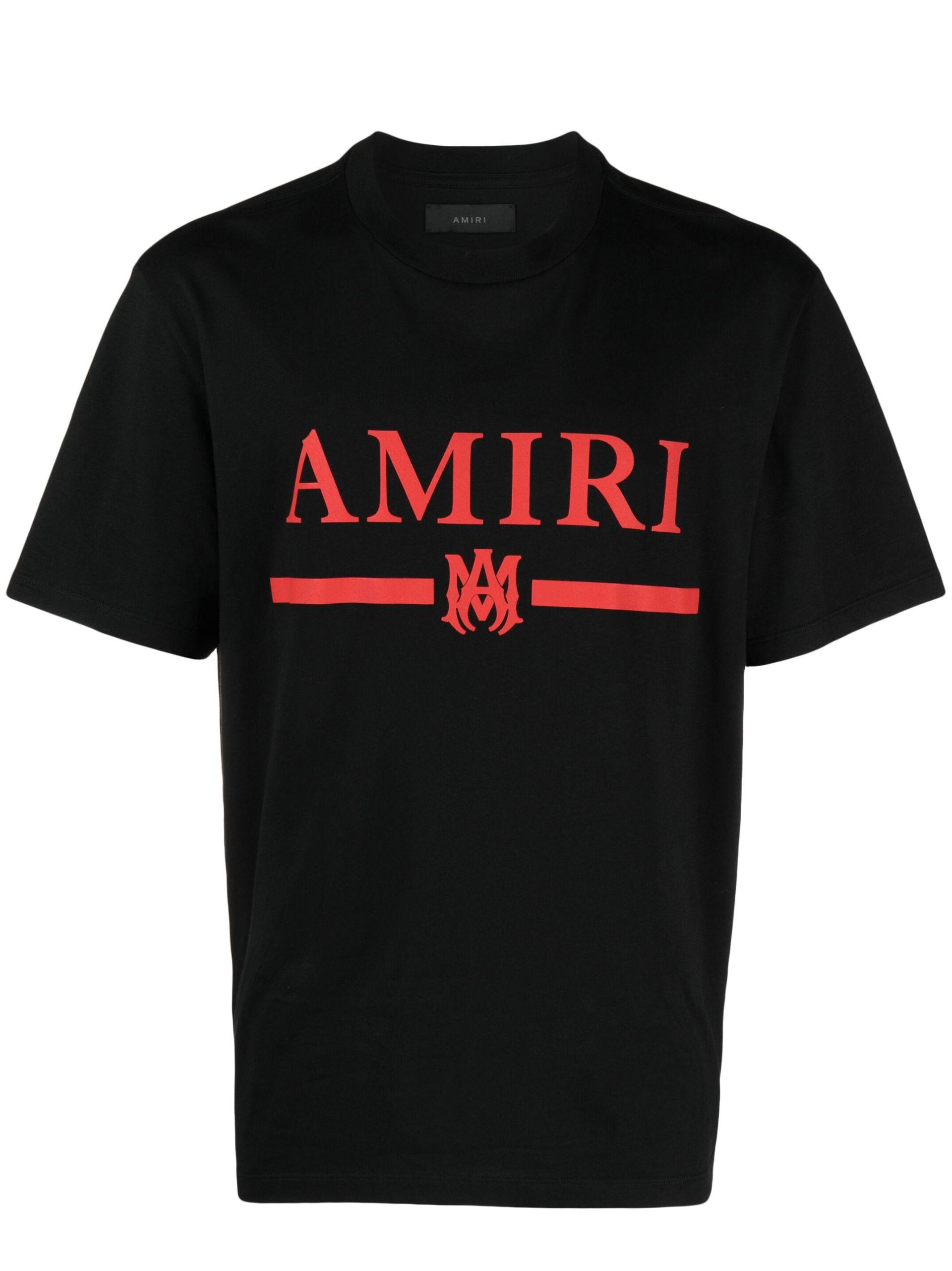 【関税込み】AMIRI キッズ｜ブラック 'AMIRI' Core ロゴ Tシャツ AMIRI logo-print Cotton T-shirt | Black | FARFETCH