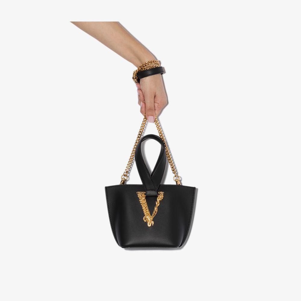 Versace Virtus Bucket Bag Python Mini at 1stDibs  versace bucket bag,  versace python bag, versace mini bucket bag