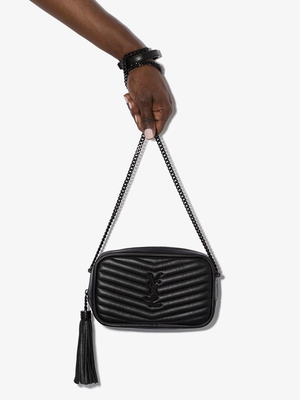 Saint Laurent Lou Mini Monogram Ysl Quilt Calf Camera Bag