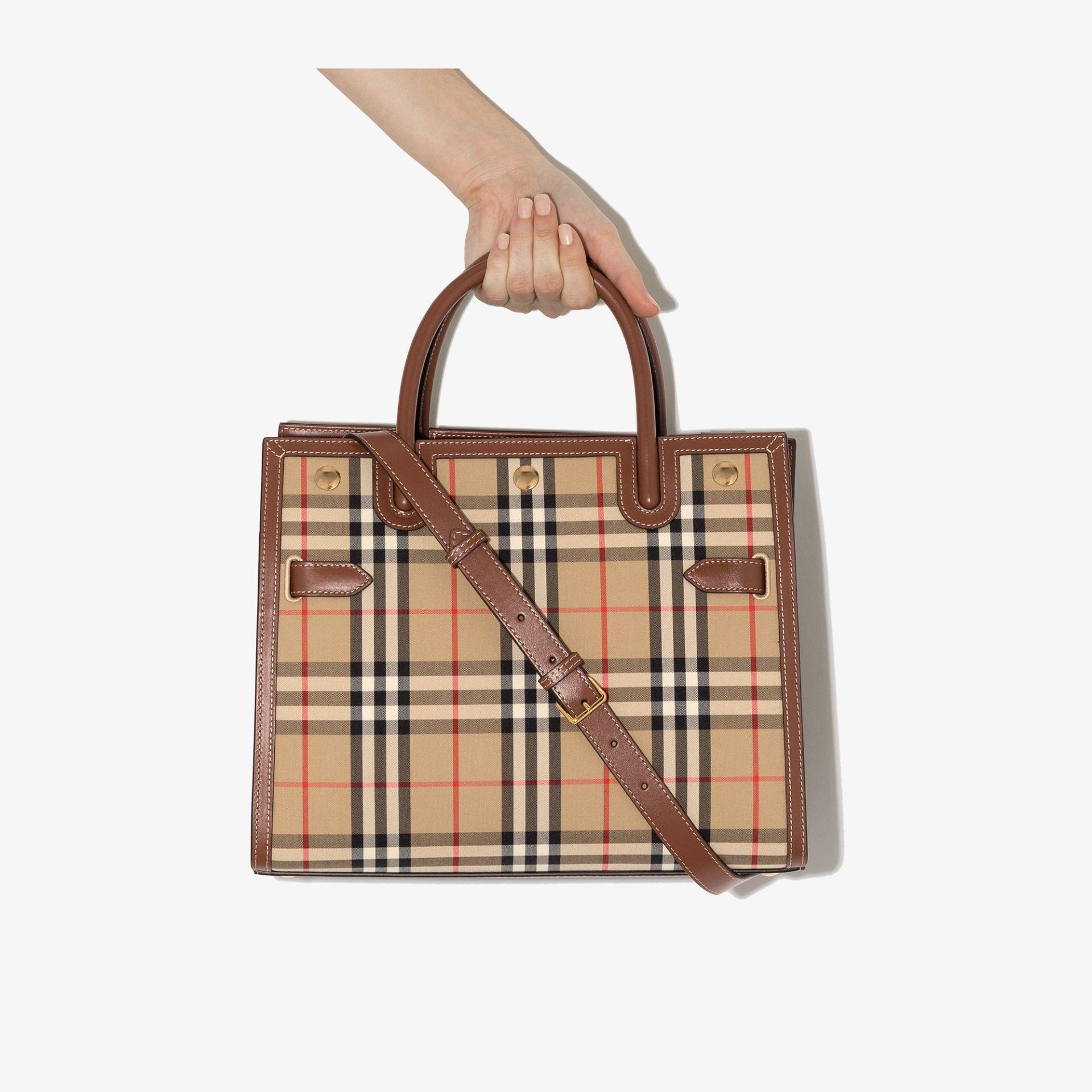 burberry vintage check tote