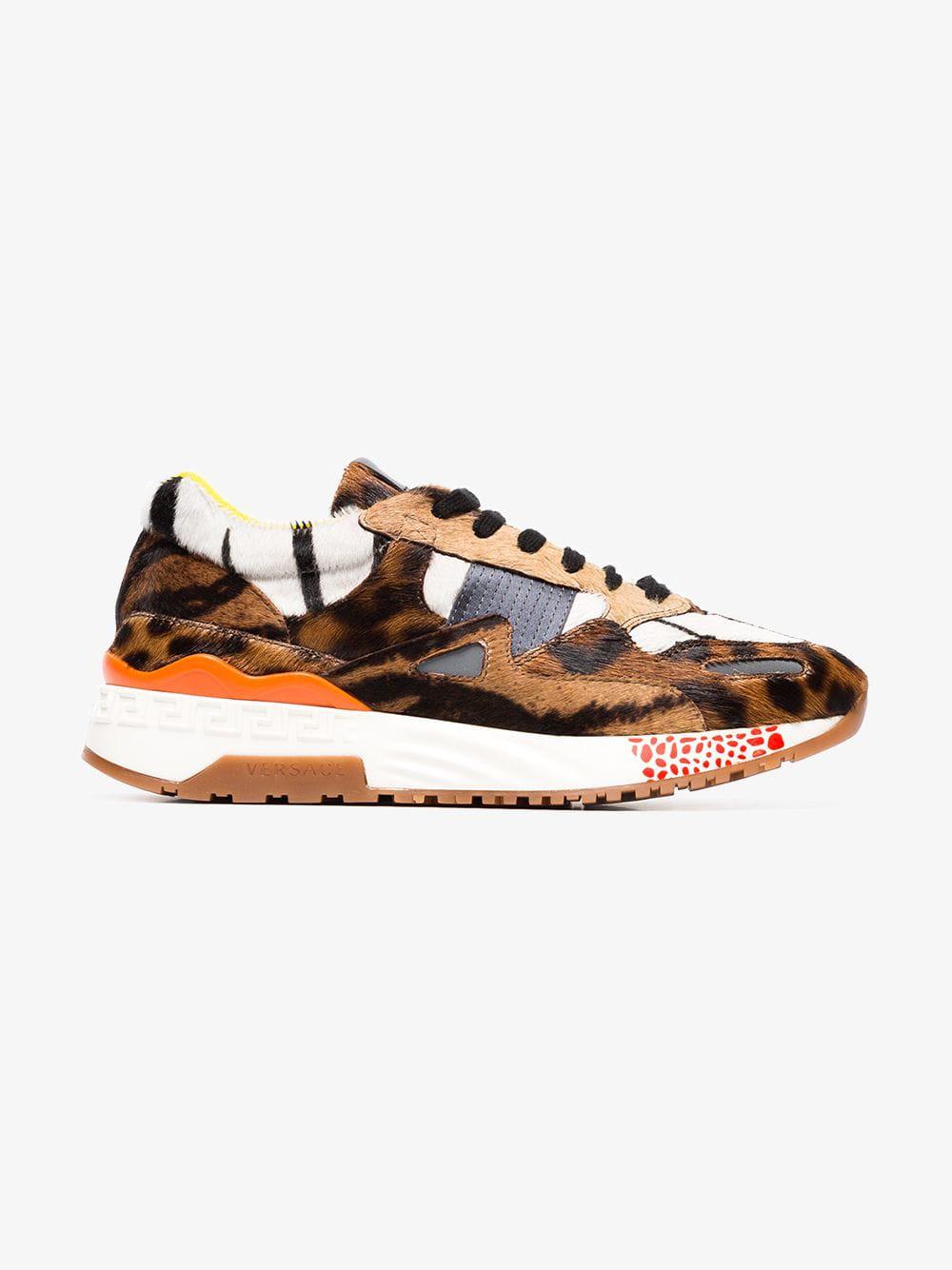 versace leopard print sneakers