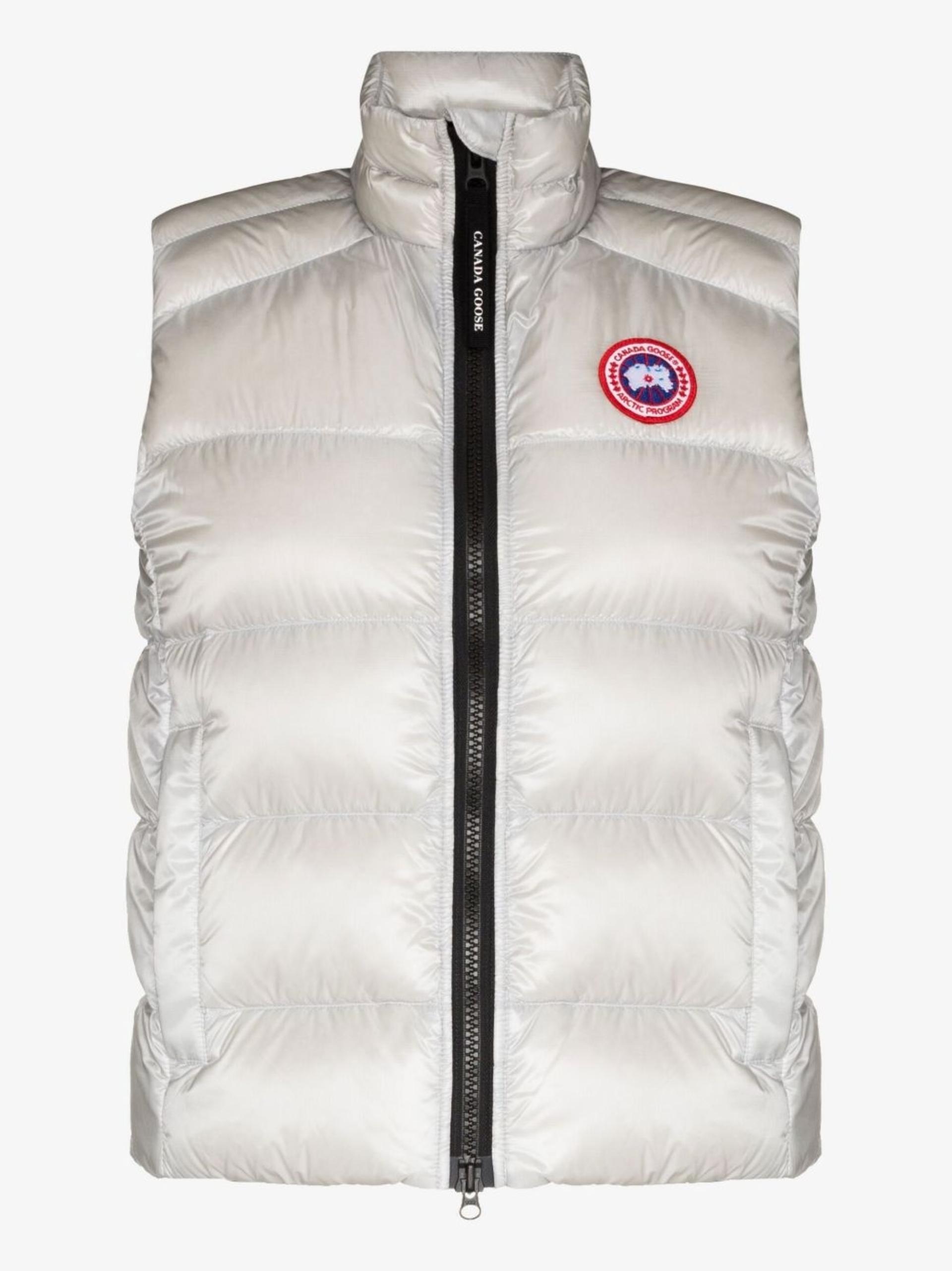 Canada Goose Cypress Logo-patch Padded Gilet in Gray | Lyst