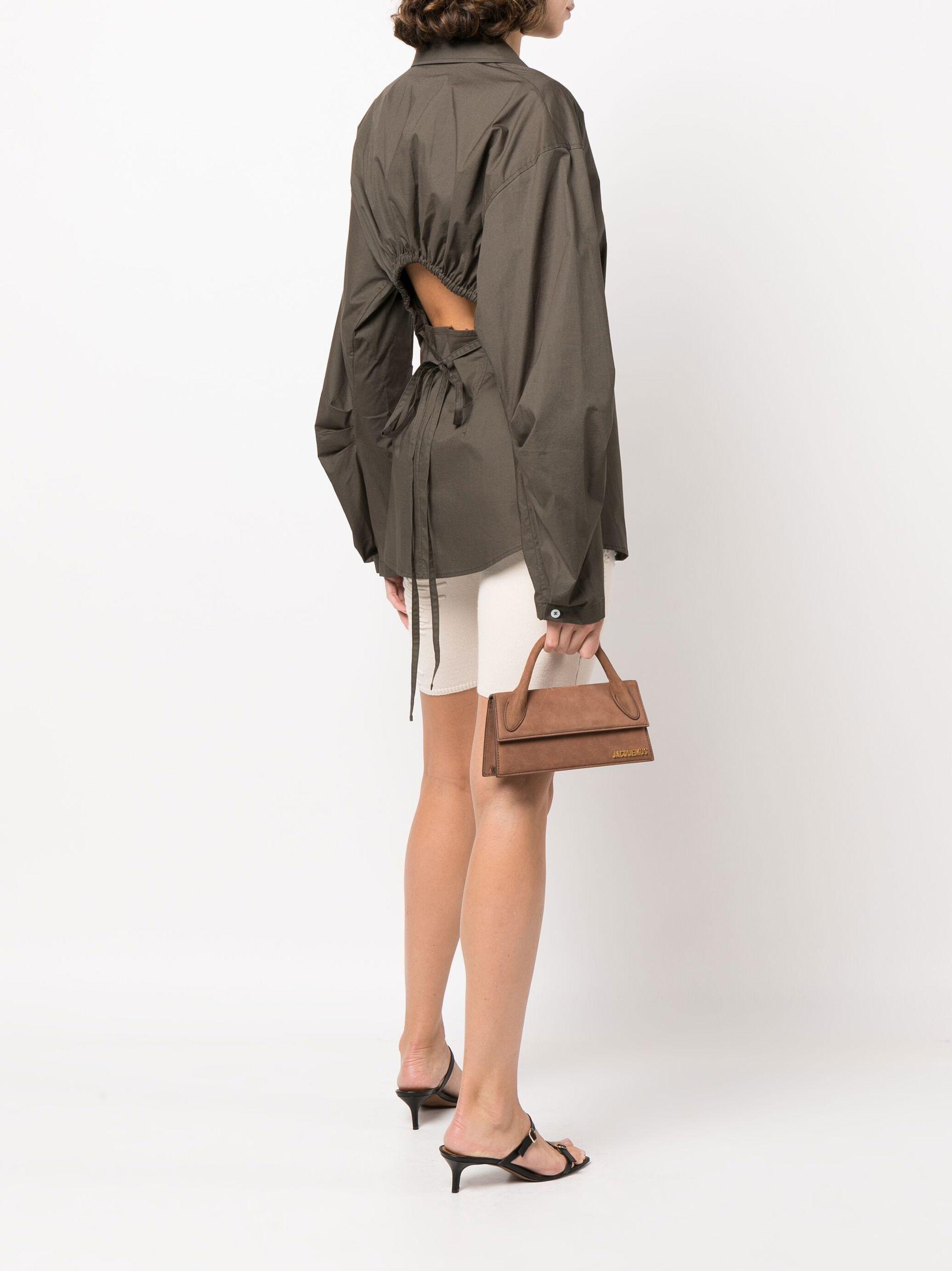 Jacquemus Brown Le Chiquito Long Suede Tote Bag Lyst