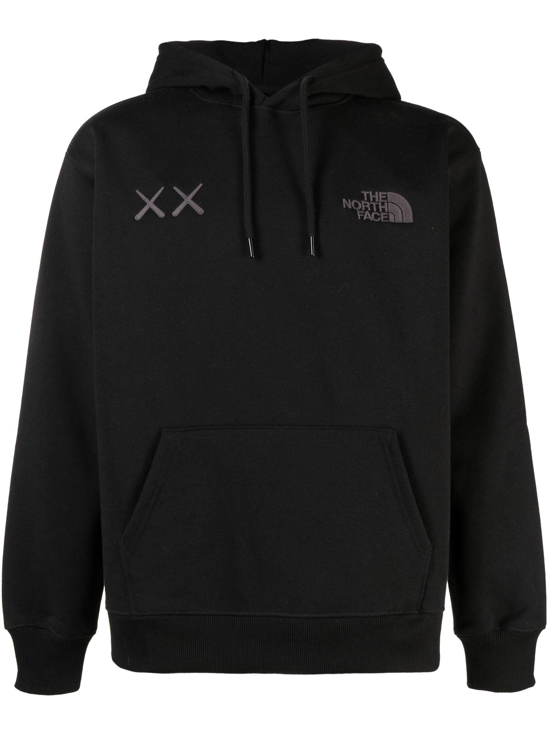 The North Face X Kaws Logo Embroidered Hoodie - Men's The North Face X Kaws Logo Embroidered Hoodie - Men's