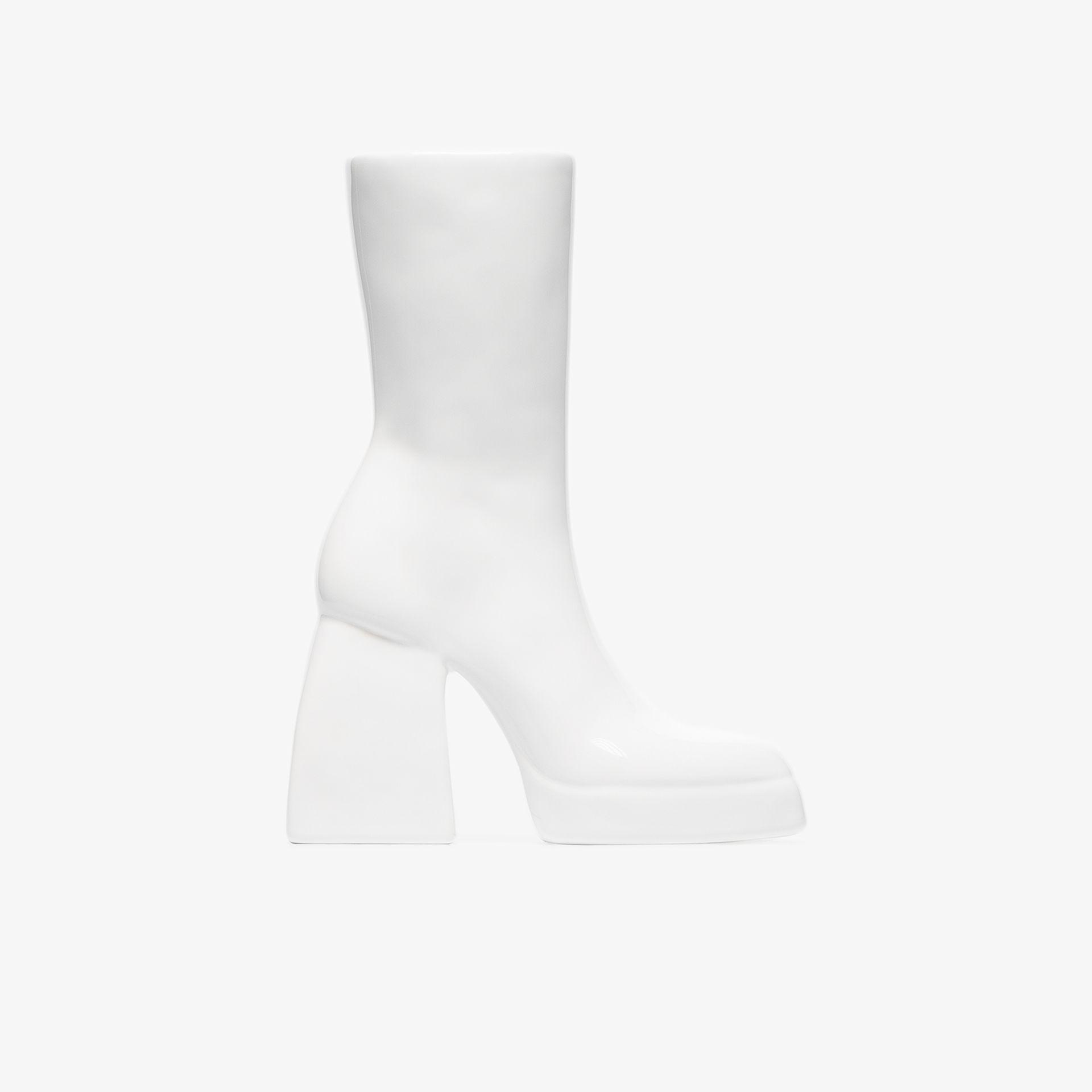 Anissa Kermiche X Nodaleto Bulla Corta Boot Ceramic Vase in White | Lyst
