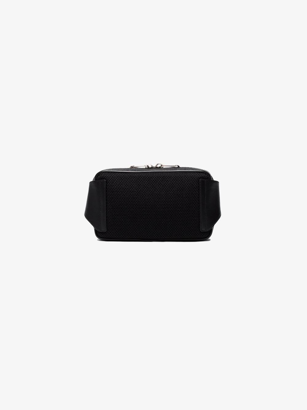 gucci night courrier waist bag gg supreme soft black
