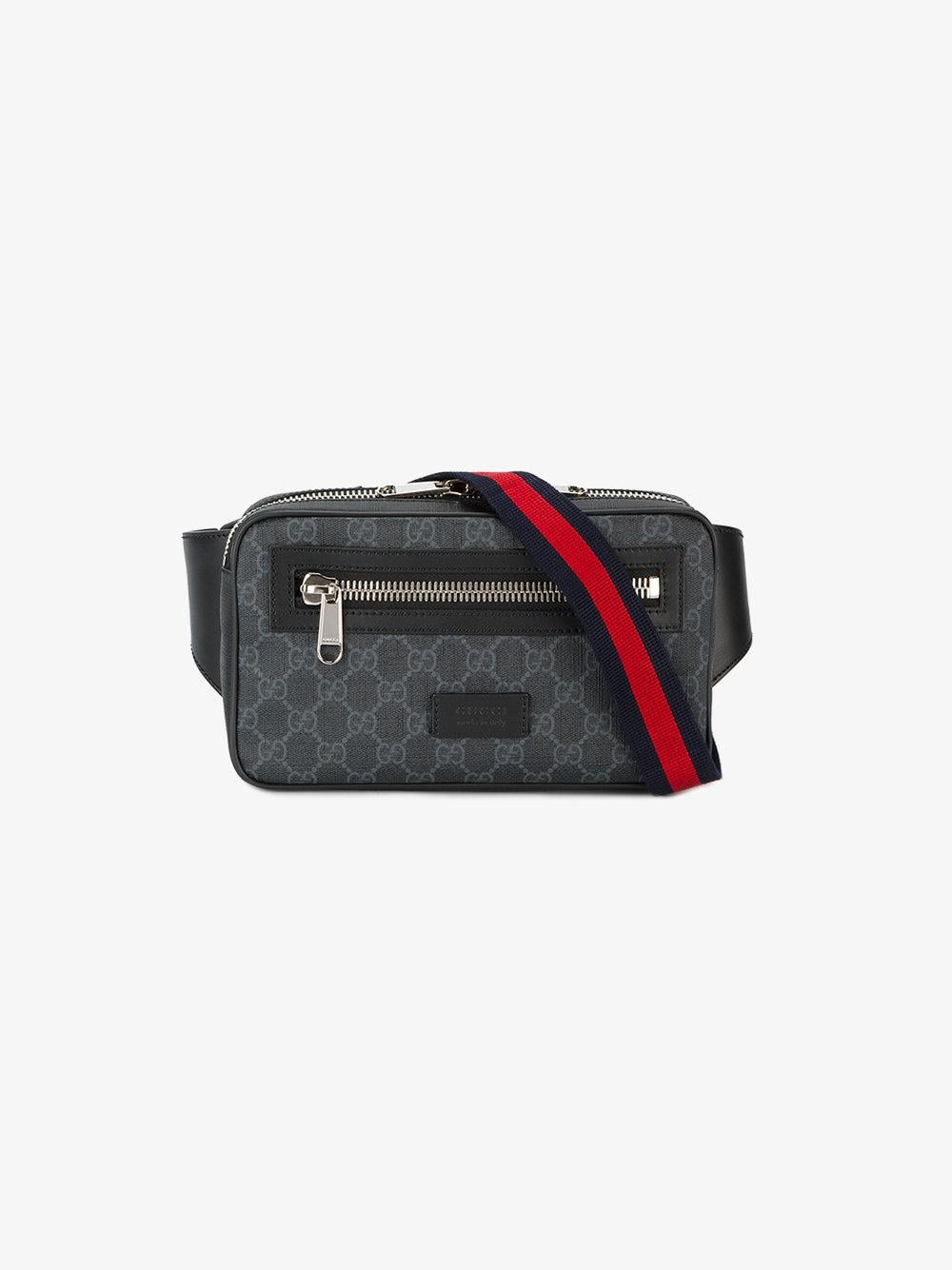 Gucci Leather Gg Supreme Belt Bag in 