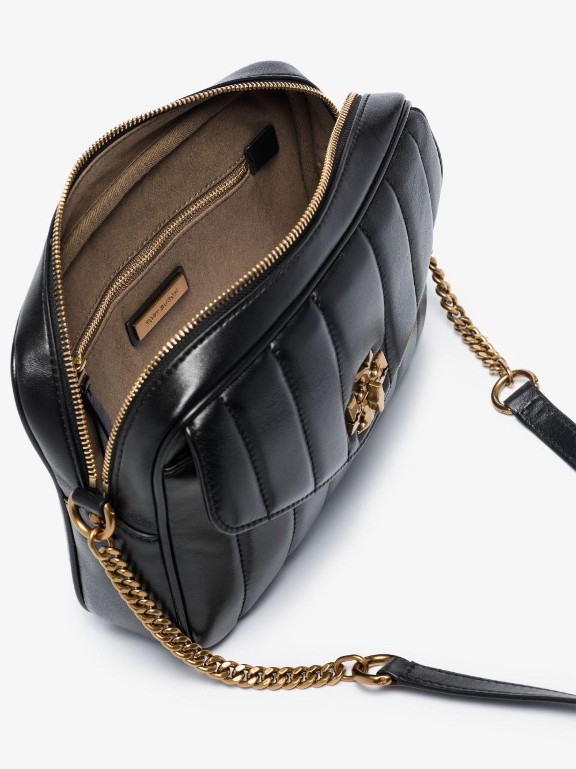Kira Chevron Moto Quilt Camera Bag: Women's Handbags, Crossbody Bags