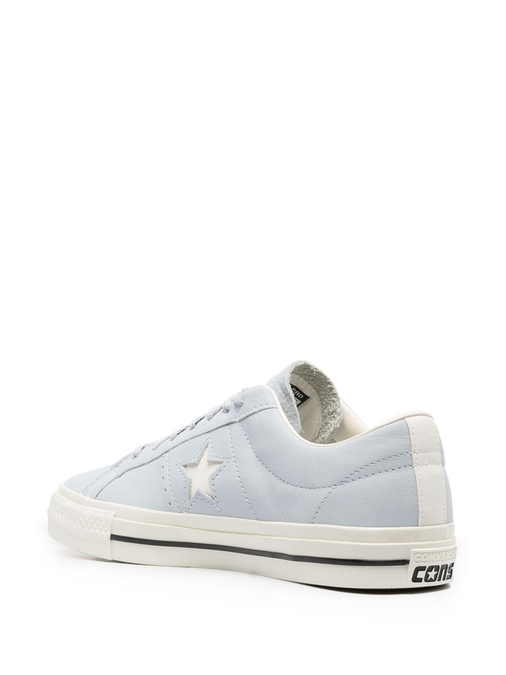 Converse One Star Pro Leather Sneakers in White | Lyst