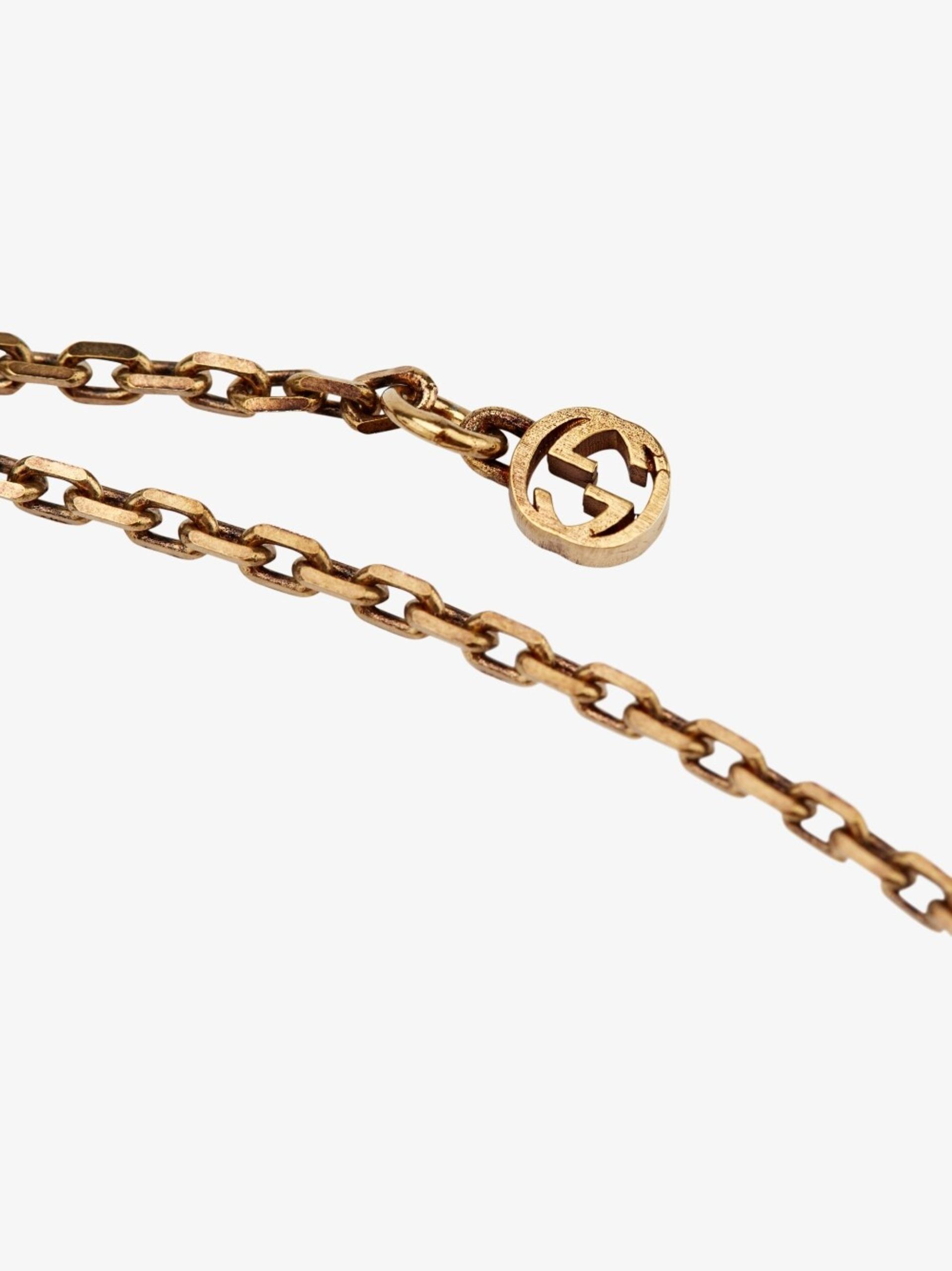 Gucci chain mens on sale gold