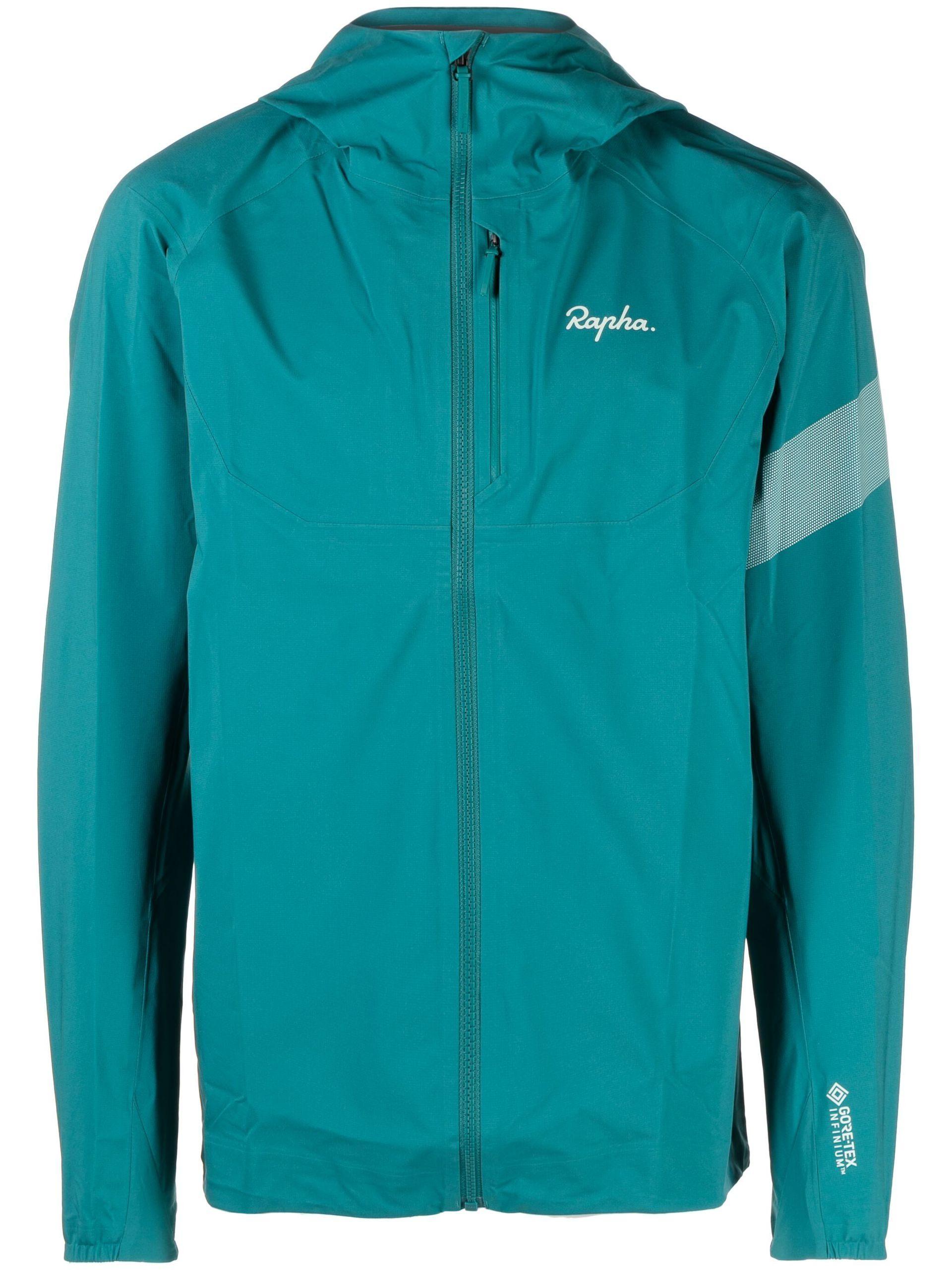 Rapha Blue Goretex Infinium Trail Cycling Jacket Men's Nylon for