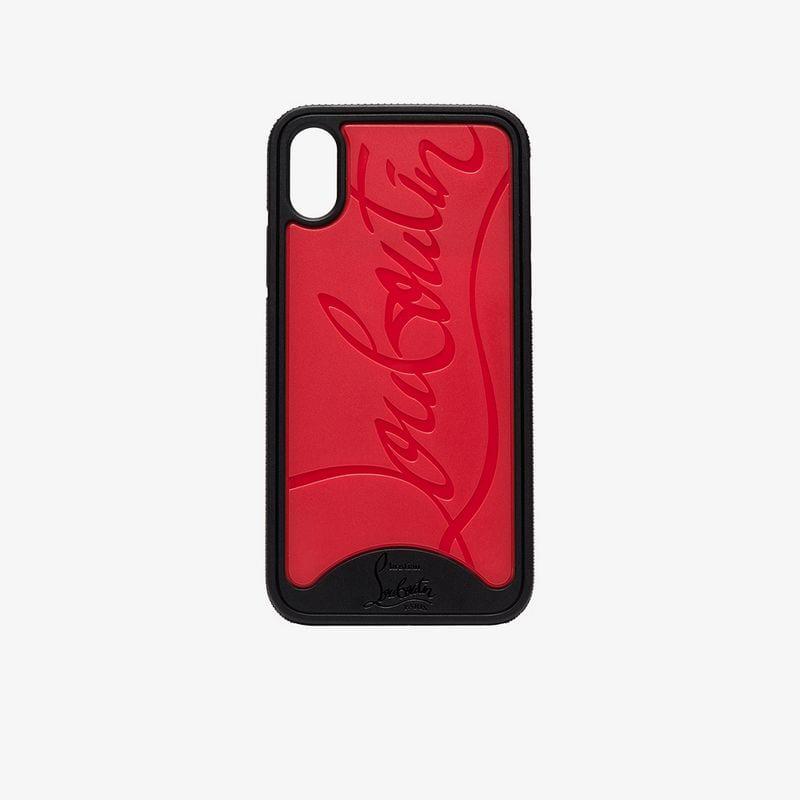 Christian Louboutin Loubiphone Embossed Pvc Iphone X And Xs Case 