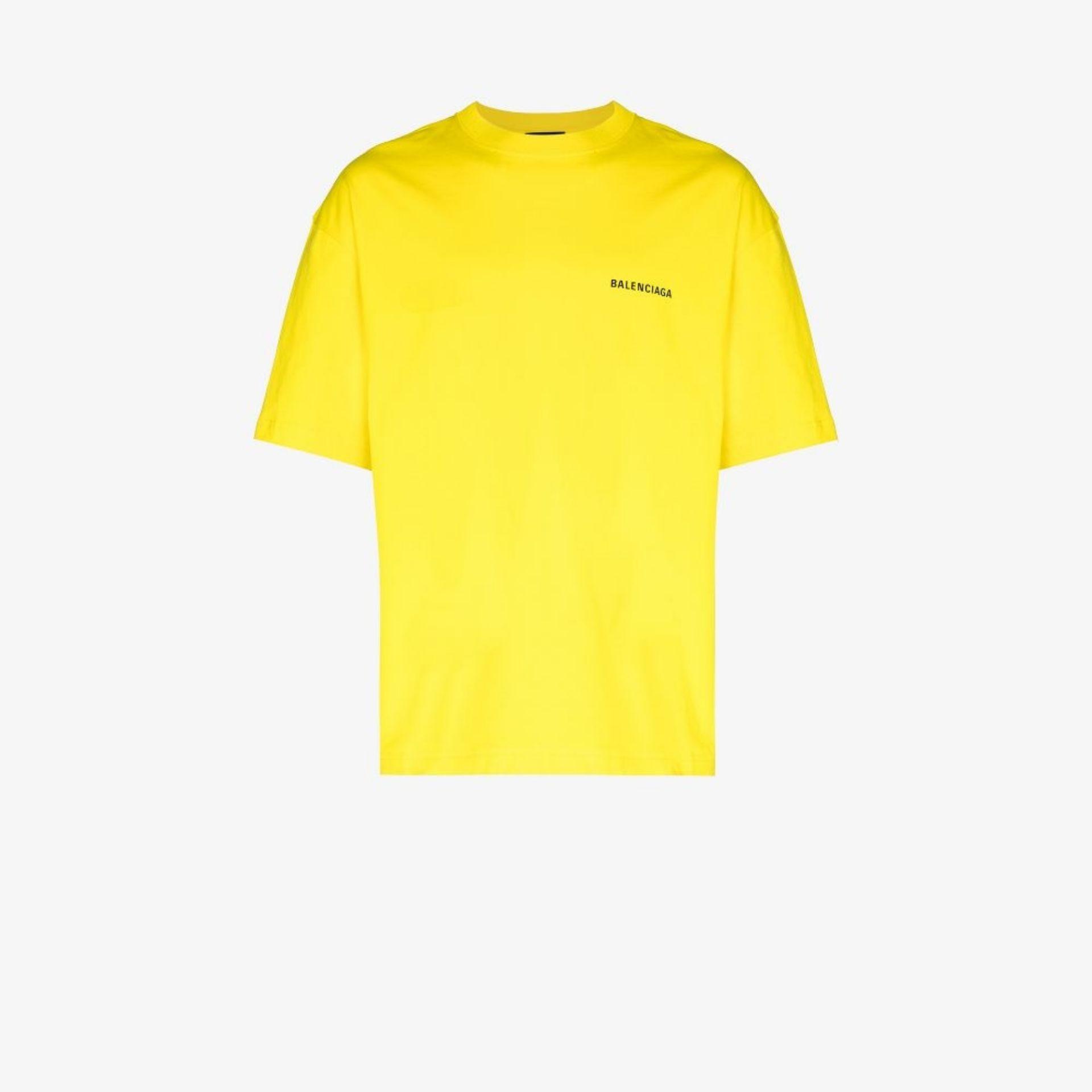 Balenciaga Logo Print Cotton T-shirt in 