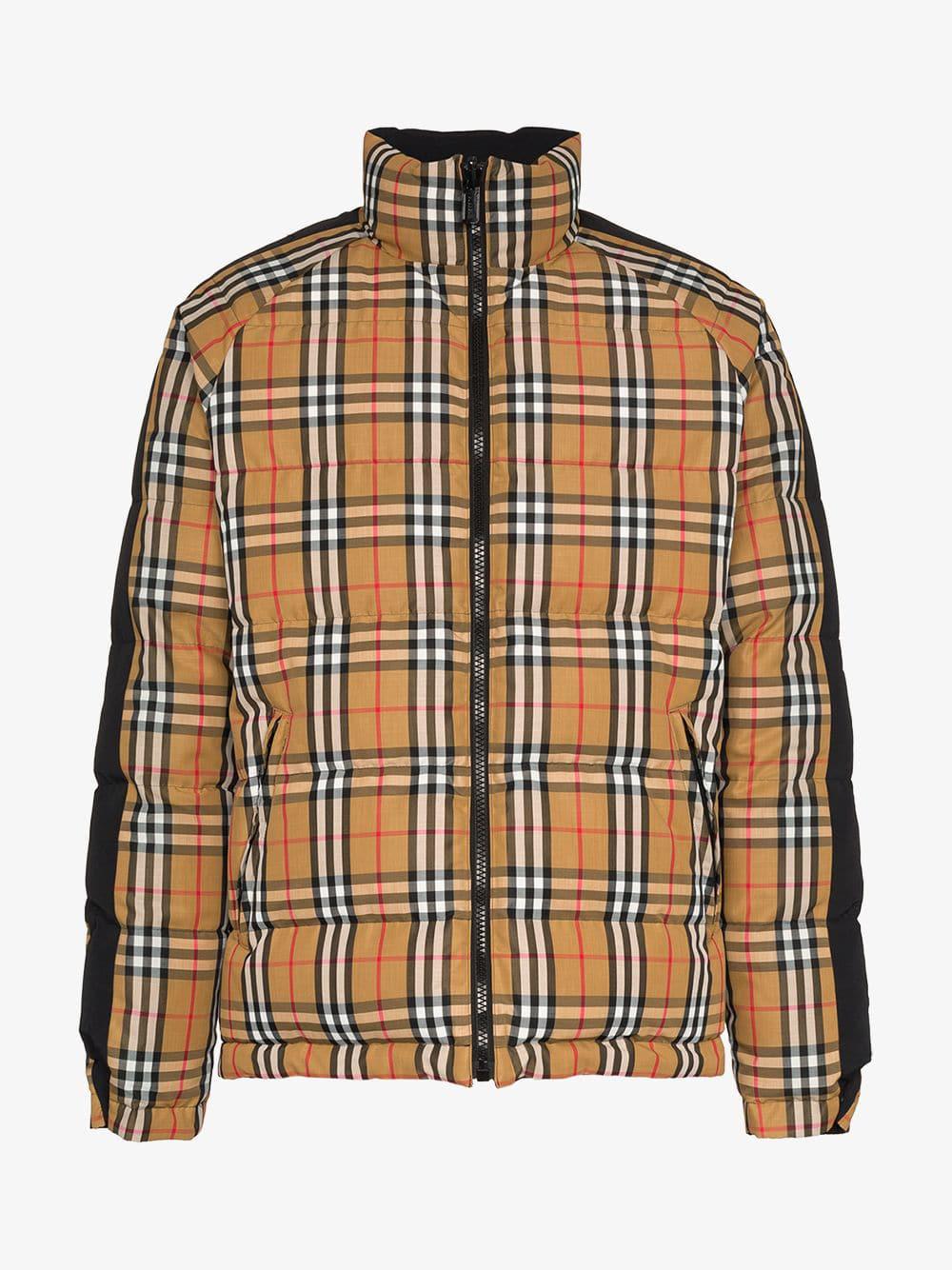 burberry reversible down jacket