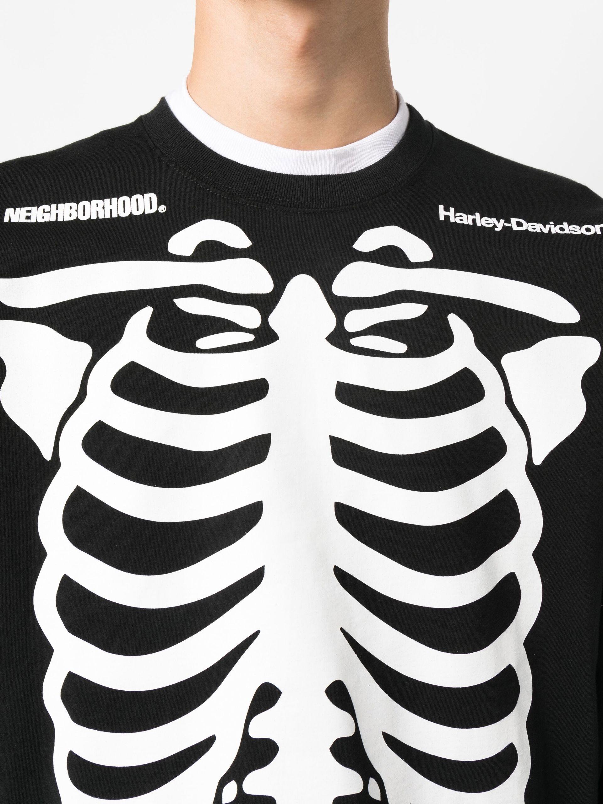 Neighborhood X Harley Davidson Long-sleeve T-shirt in Black for 