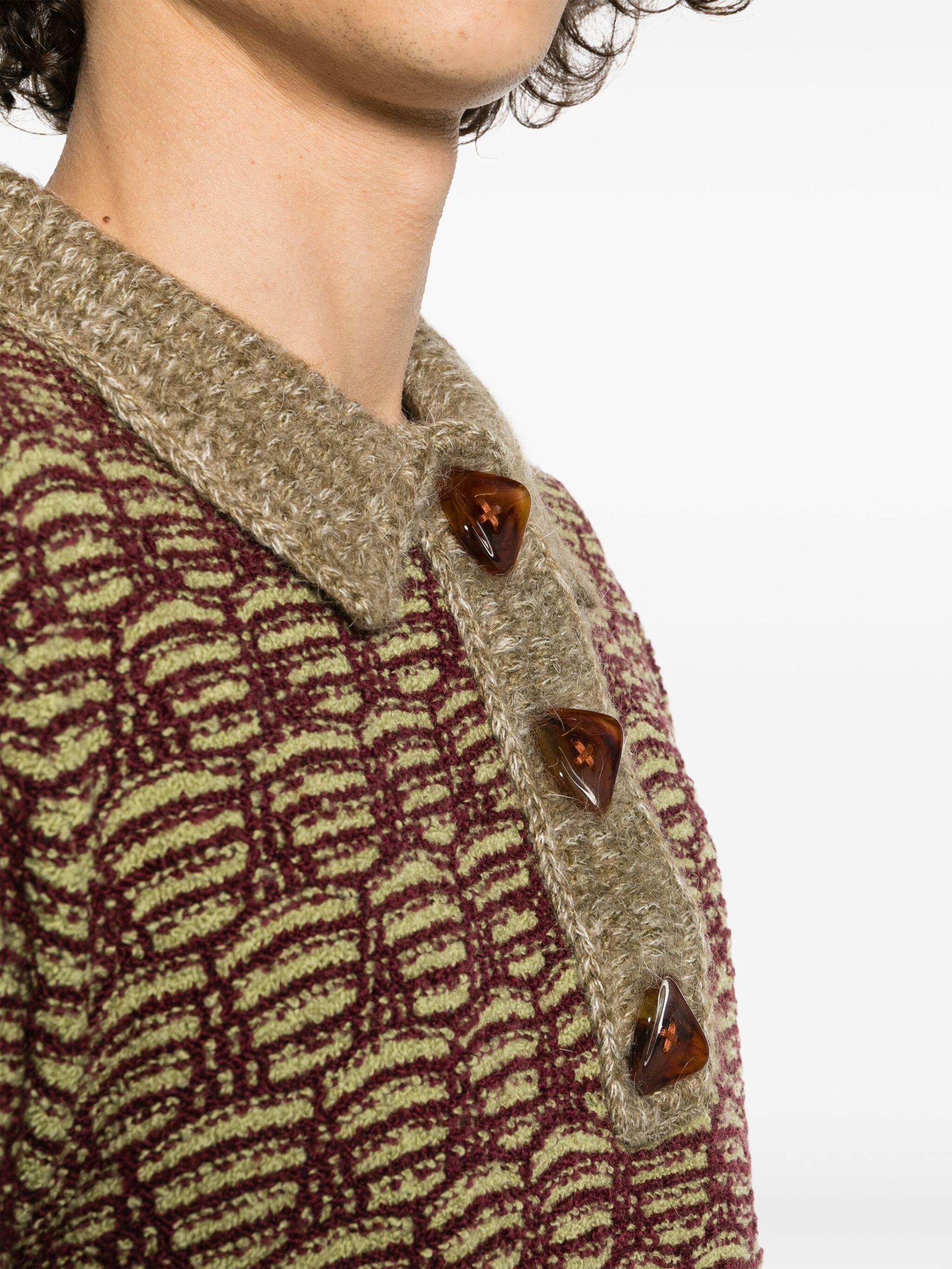 NAMACHEKO Swey Polo Sweater in Brown for Men | Lyst