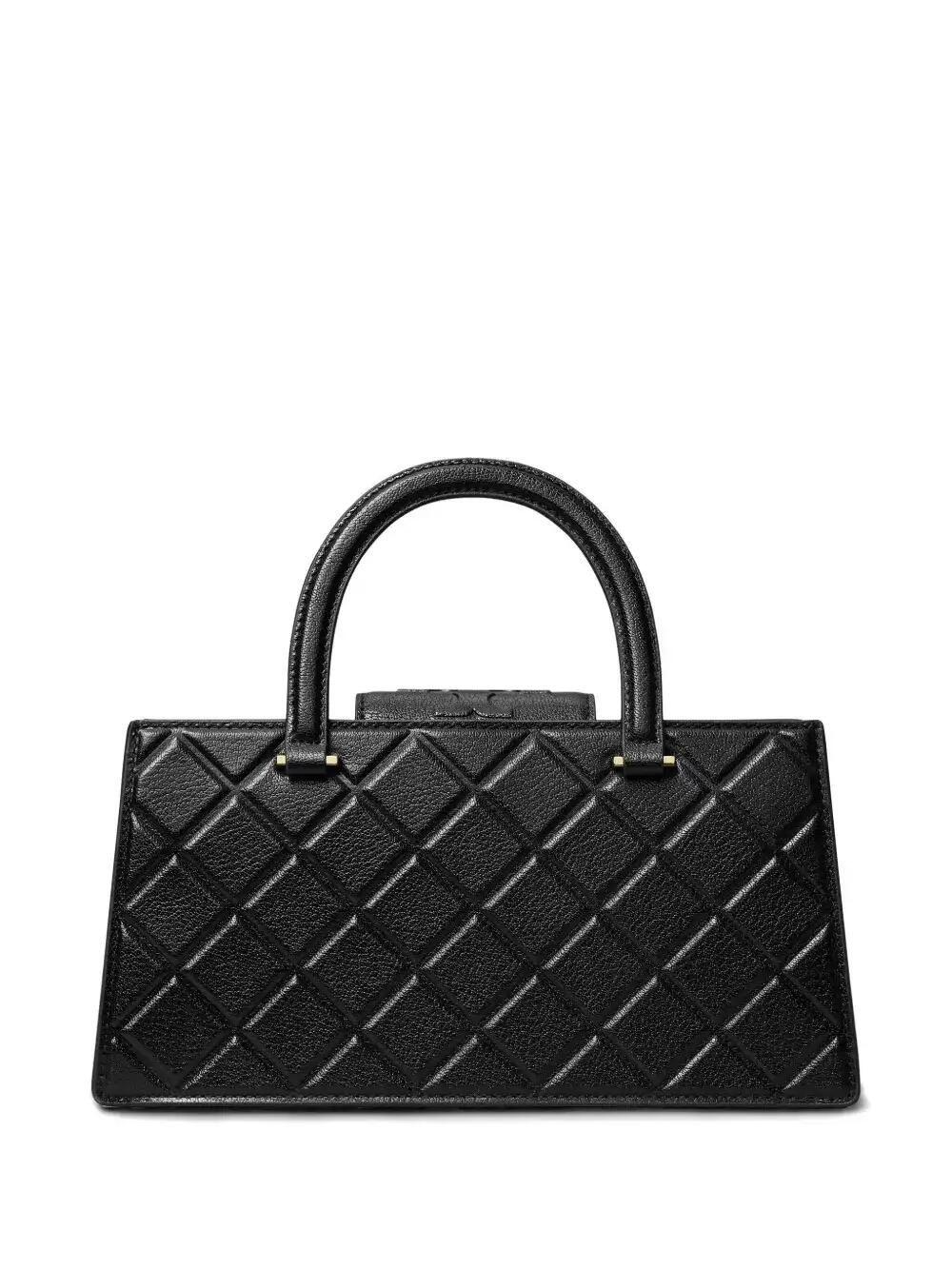 Tory Burch Fleming East-West Tote Bag in Black | Lyst