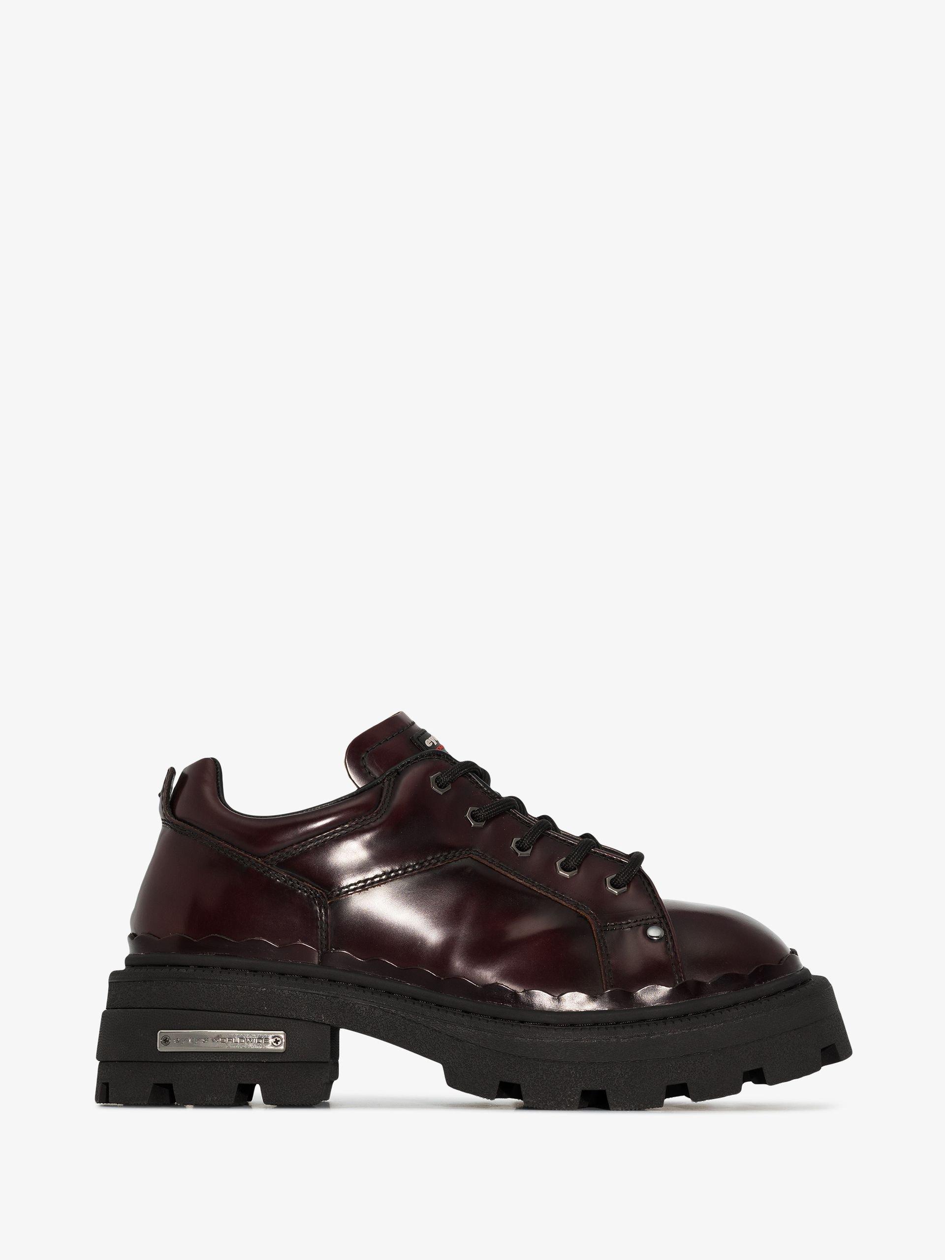 Eytys Red Detroit Barolo Leather Derby Shoes for Men | Lyst Eytys Red Detroit Barolo Leather Derby Shoes for Men | Lyst