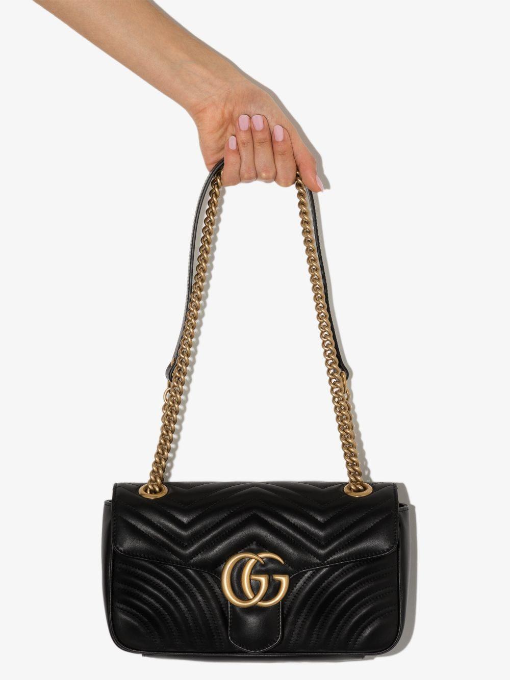 gg marmont large matelassé shoulder bag