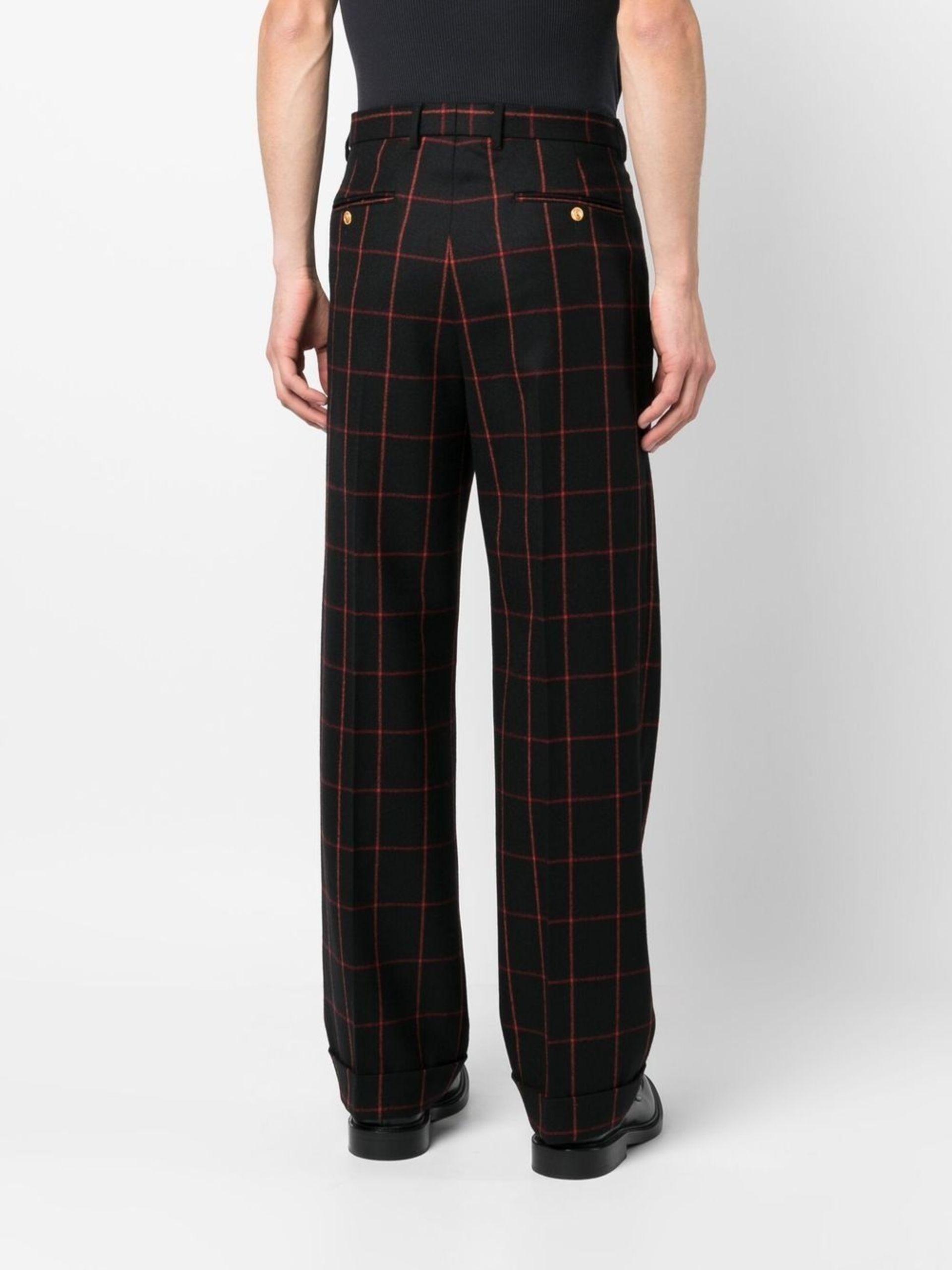 Gucci GG Monogram Tailored Trousers - Black