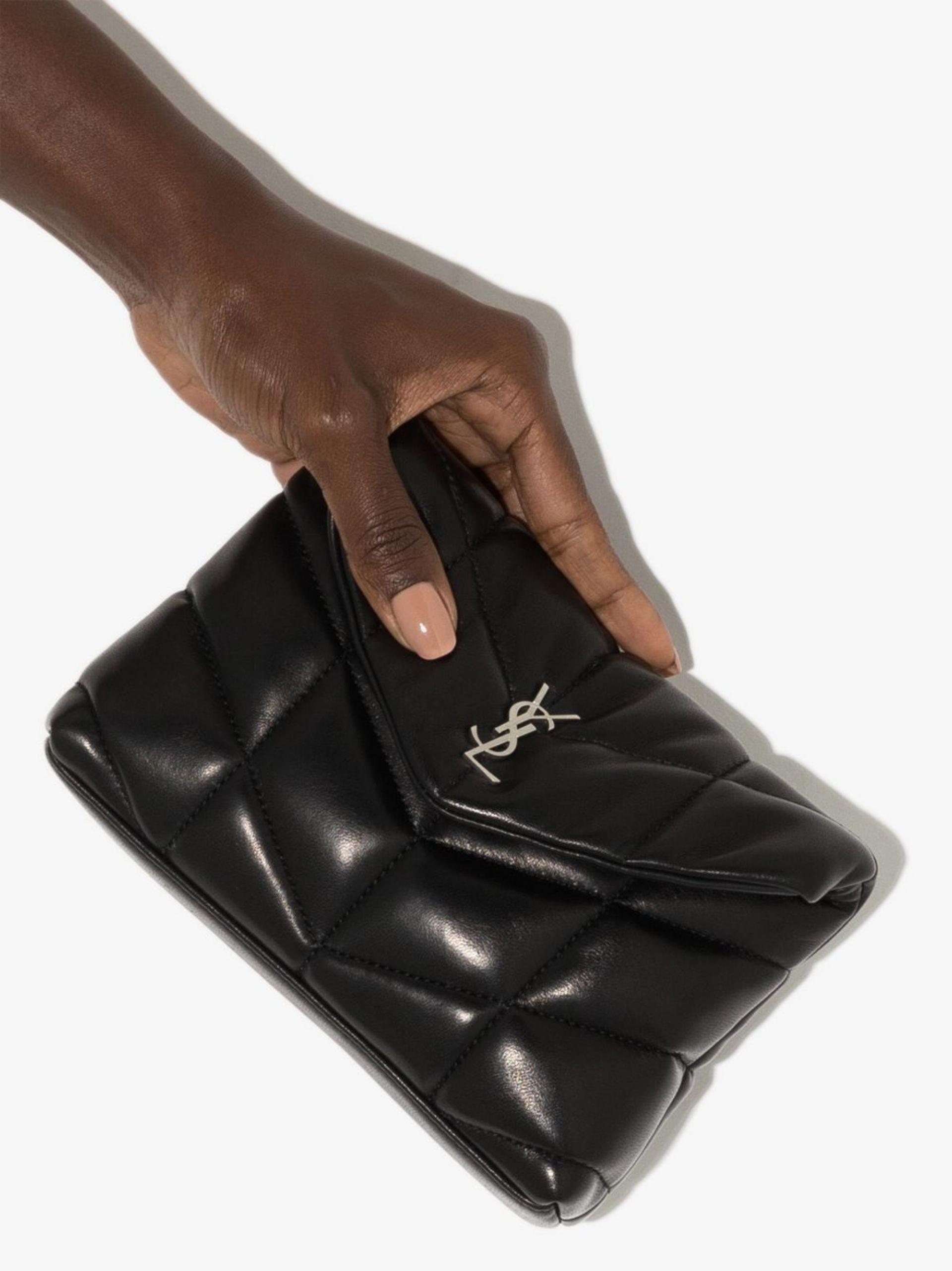 small lou leather puffer bolsa