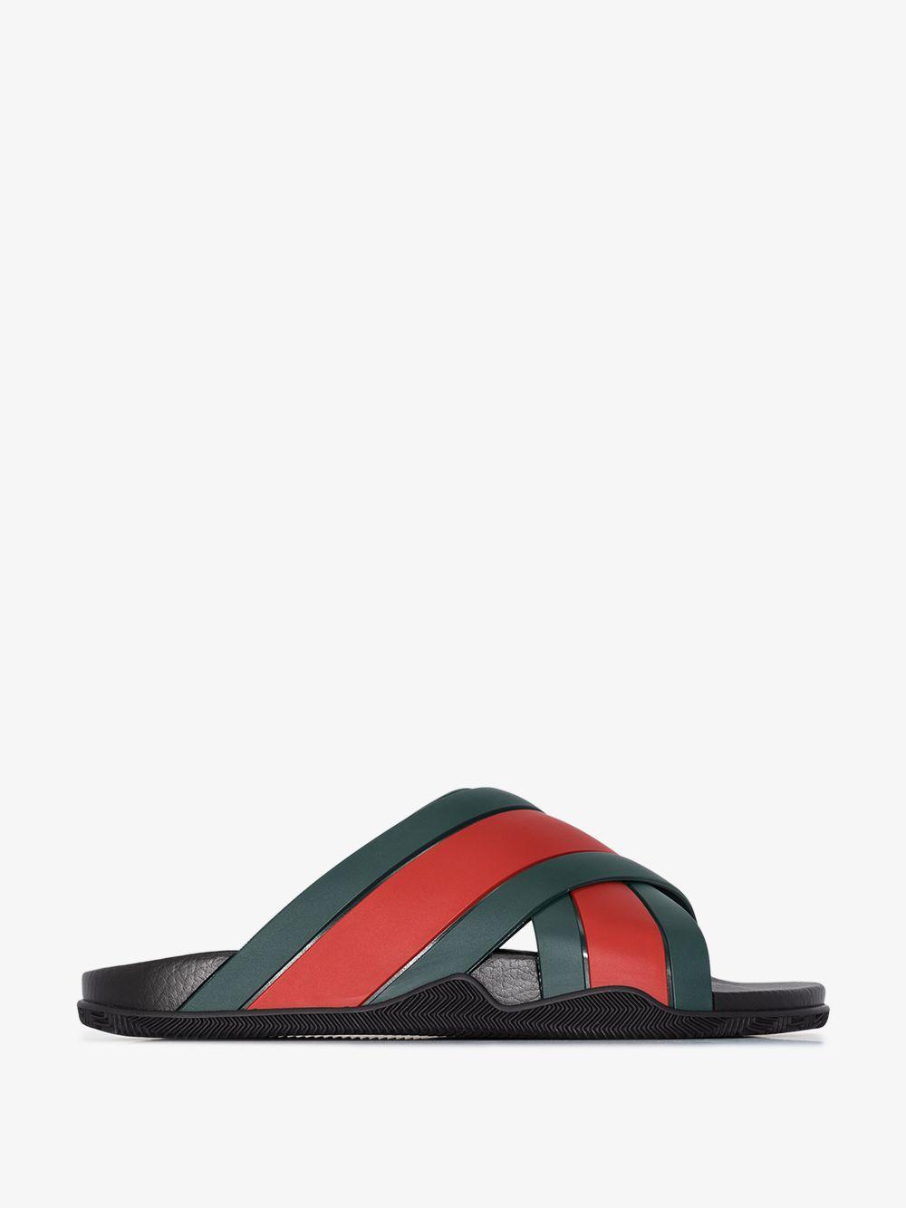 gucci stripe sandal