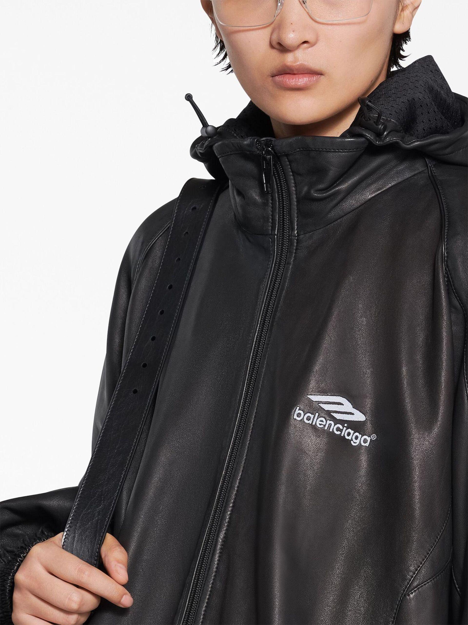 Balenciaga black store jacket womens