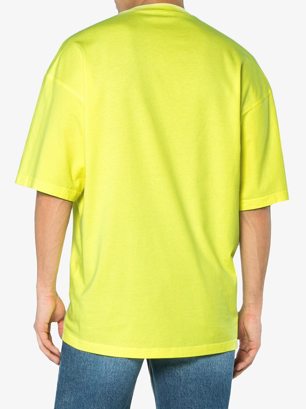 balenciaga shirt yellow