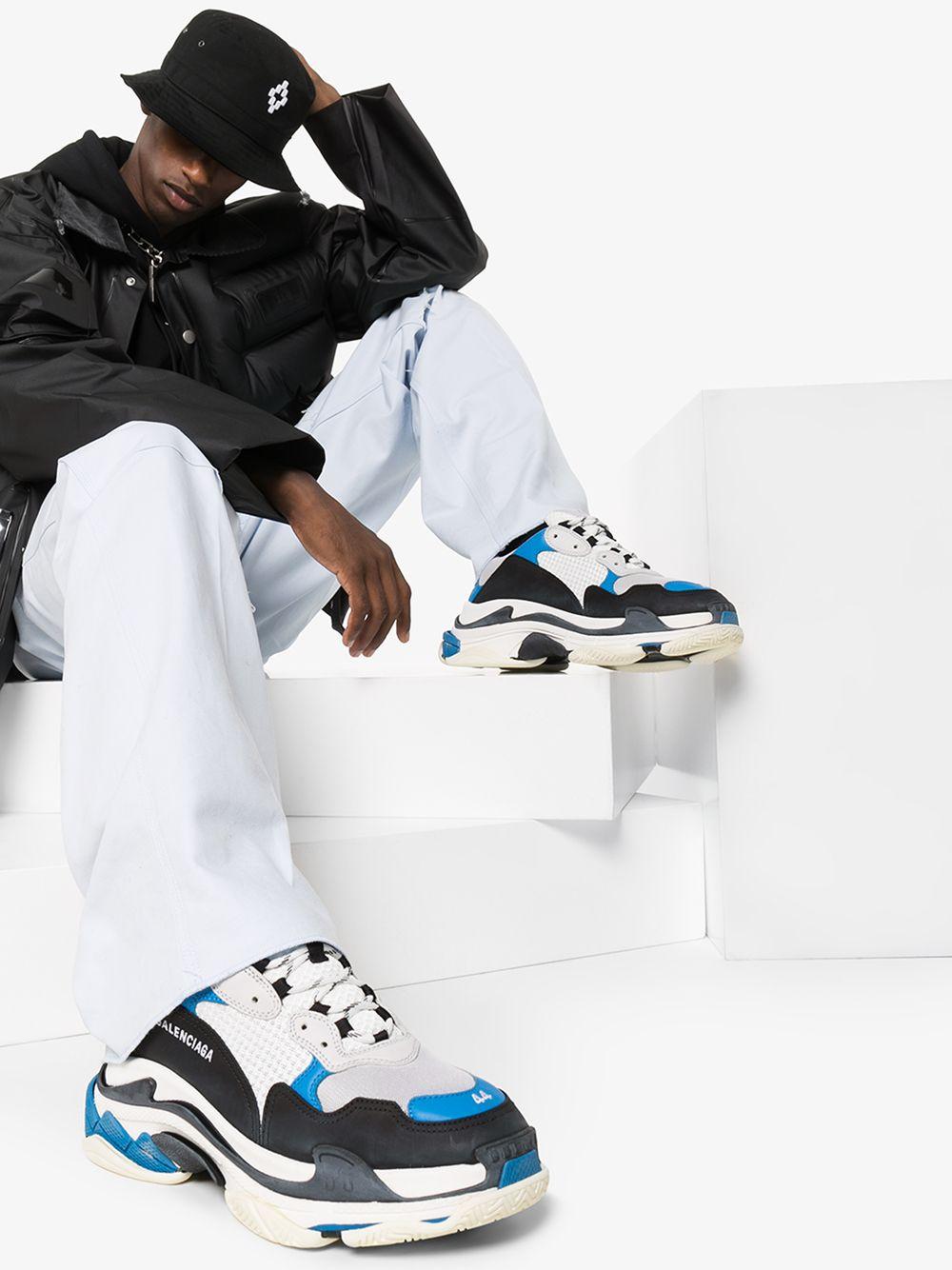 balenciaga blue black