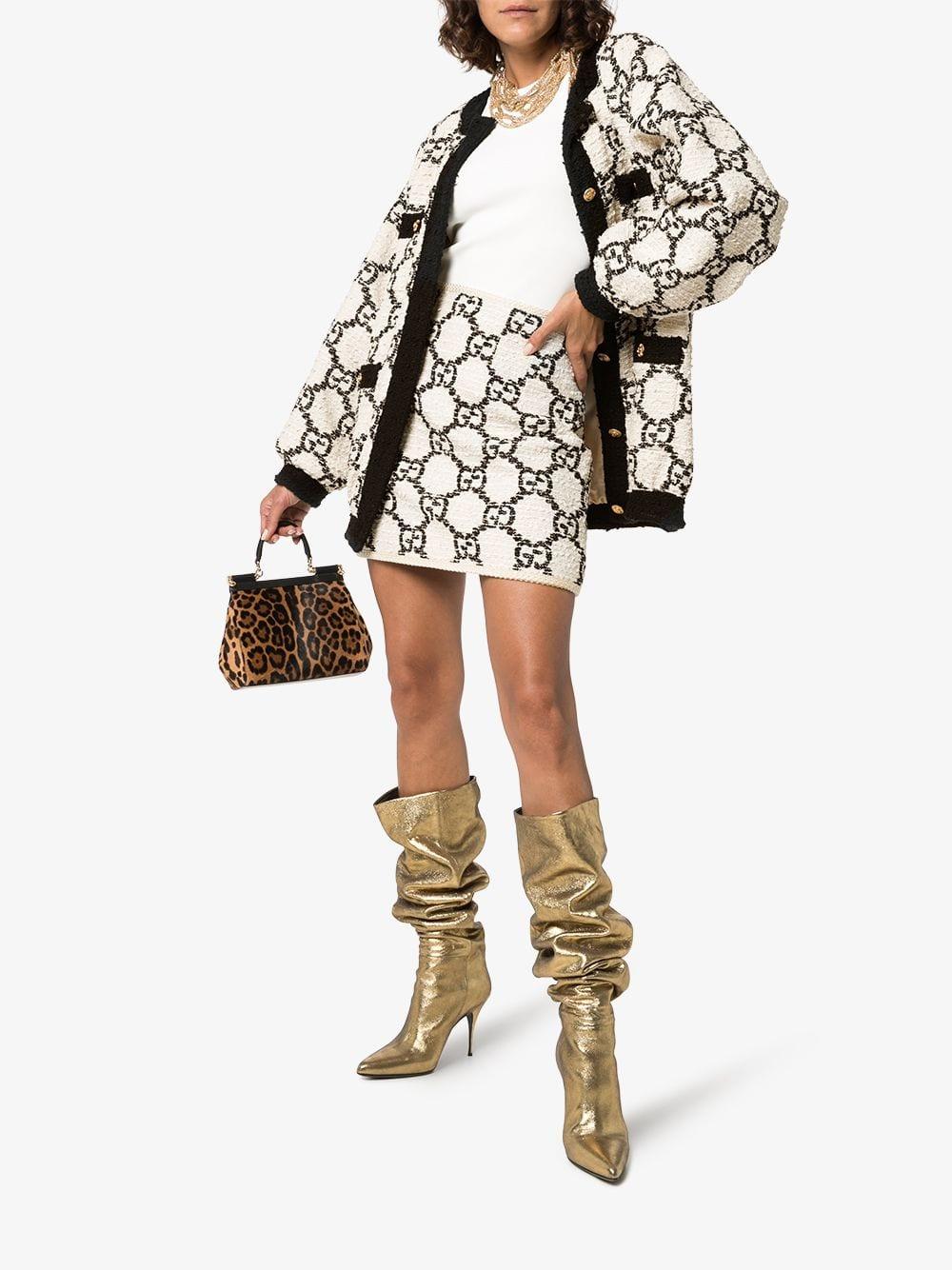 Gg tweed mini skirt Clearance