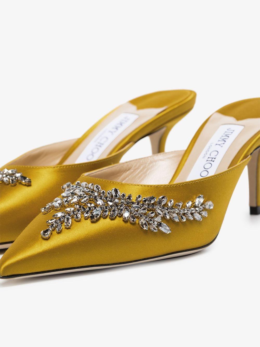 jimmy choo crystal mules