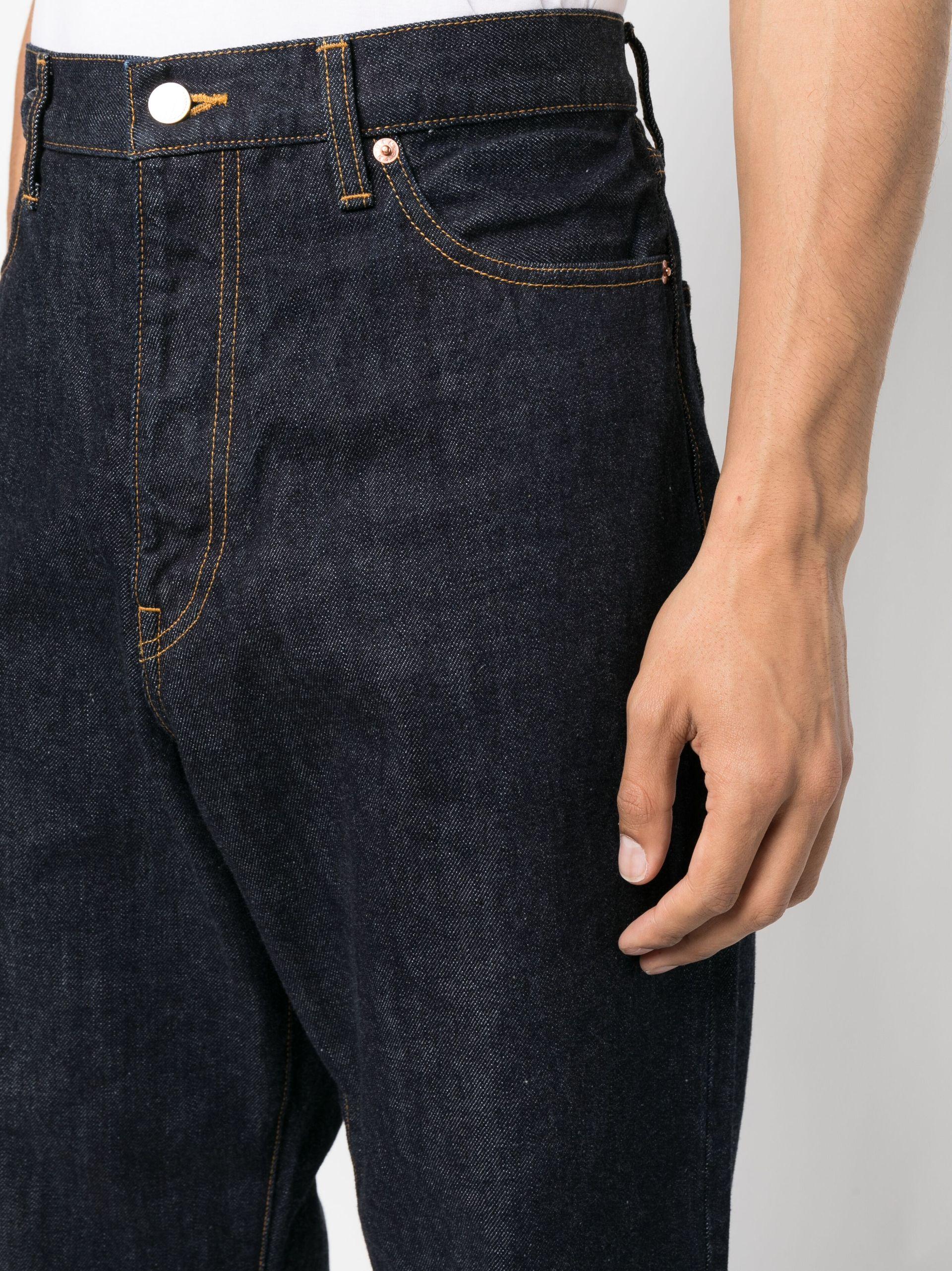 Visvim Straight-leg Denim Jeans in Blue for Men | Lyst