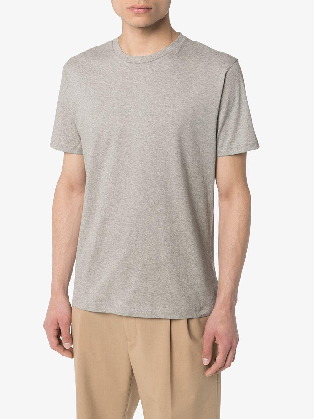 Sunspel Riviera Cotton T-shirt in Grey (Gray) for Men - Lyst