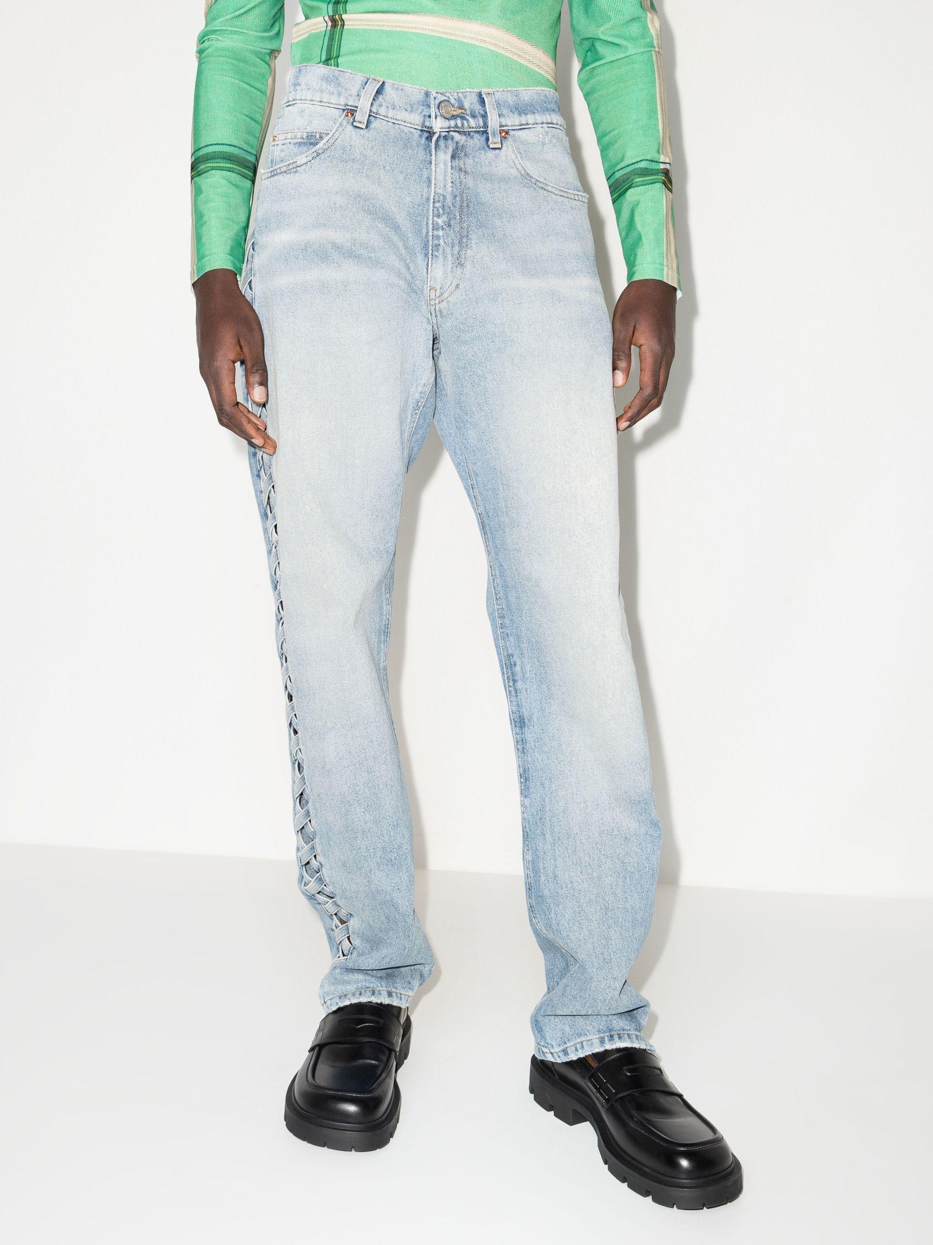Cross Hatch Straight Leg Jeans 