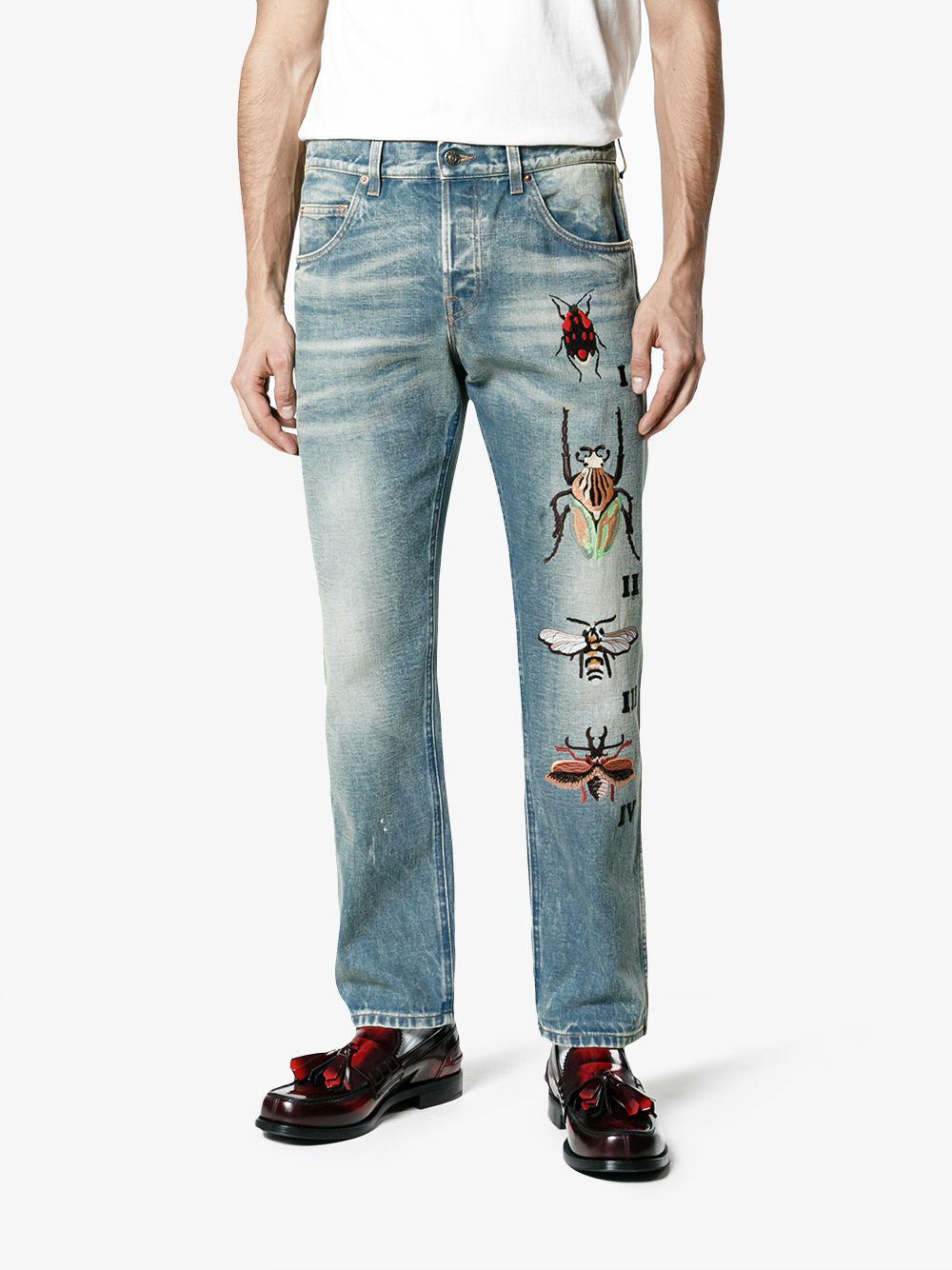 gucci pants white